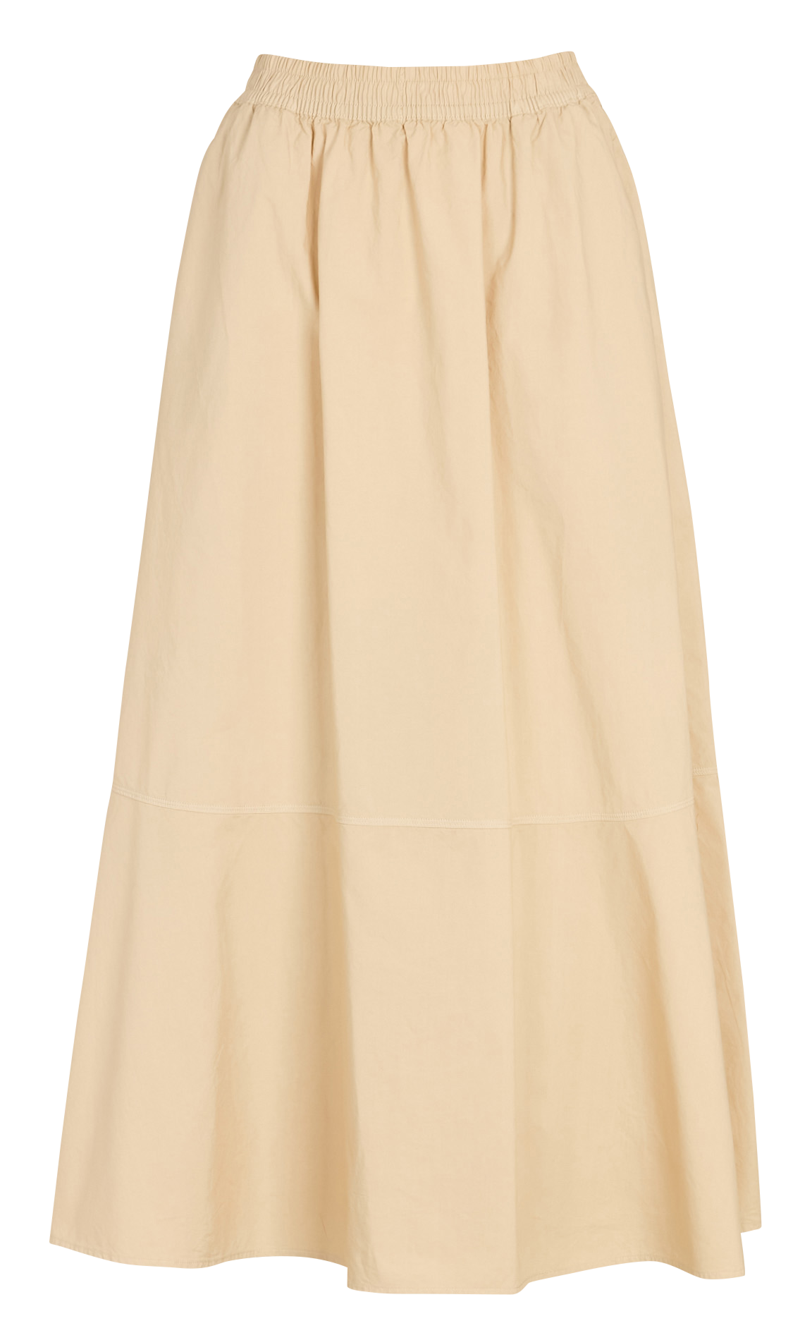 Jupe évasée en coton bio RUE DE TOKYO Beige