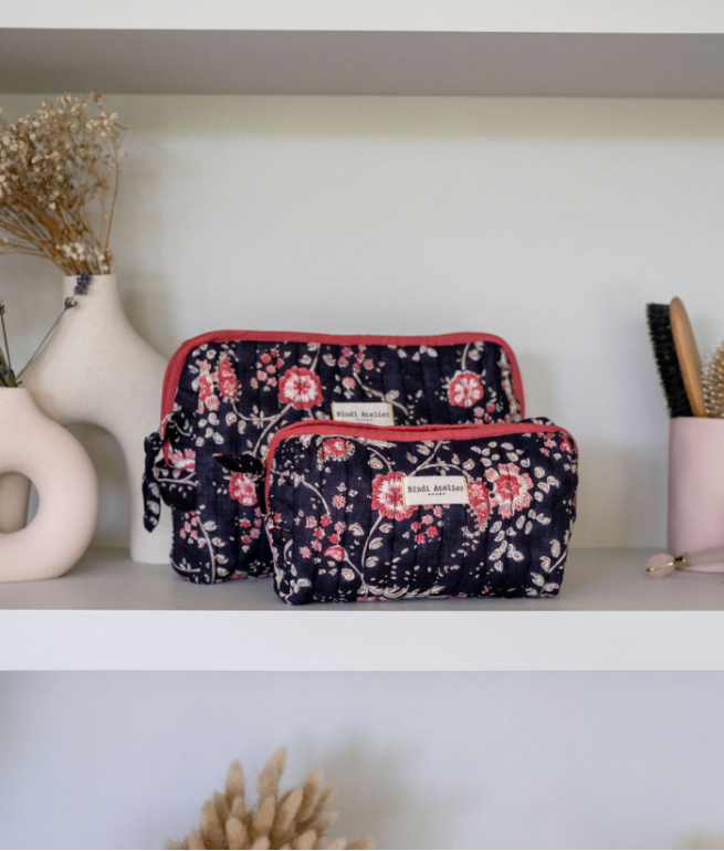 Make-up bag BINDI ATELIER Blue