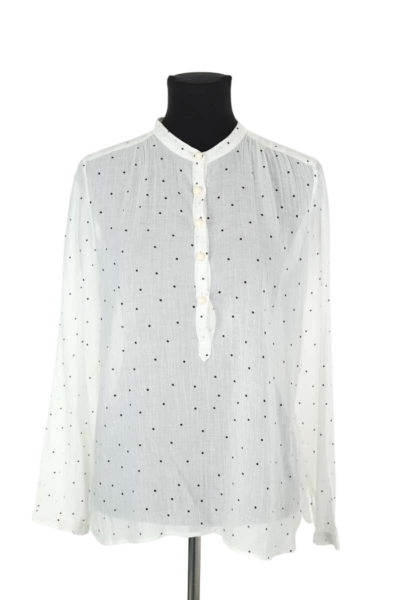 Cotton blouse LAURENCE BRAS - Seconde Main White