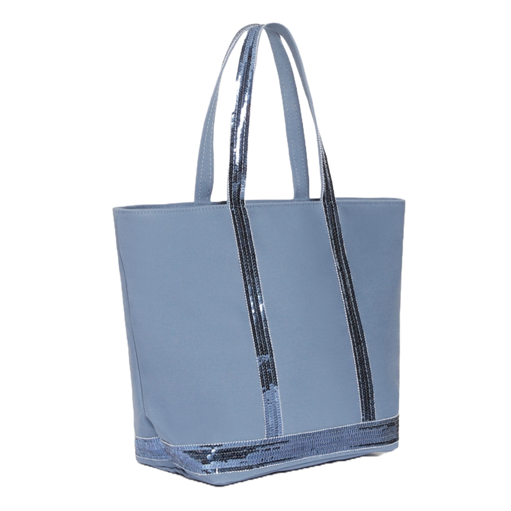 Cotton tote bag VANESSA BRUNO Blue