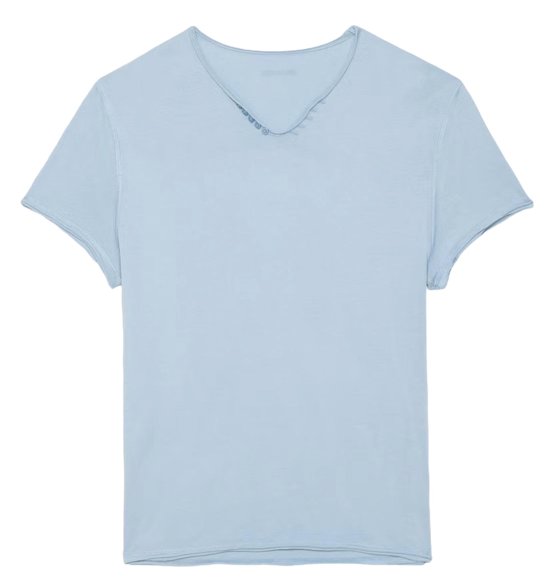 Tee-shirt droit en coton ZADIG&amp;VOLTAIRE Bleu