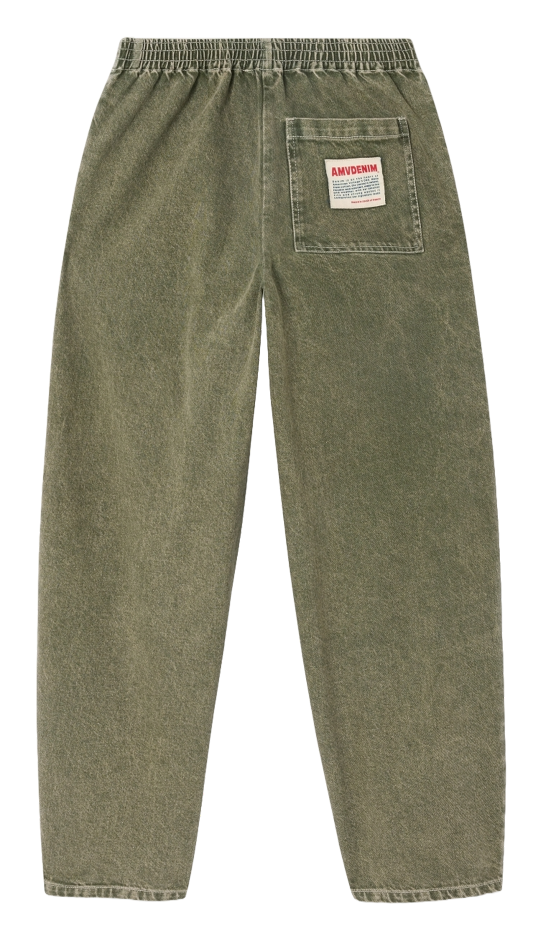 Cotton-blend wide-leg jeans AMERICAN VINTAGE Green
