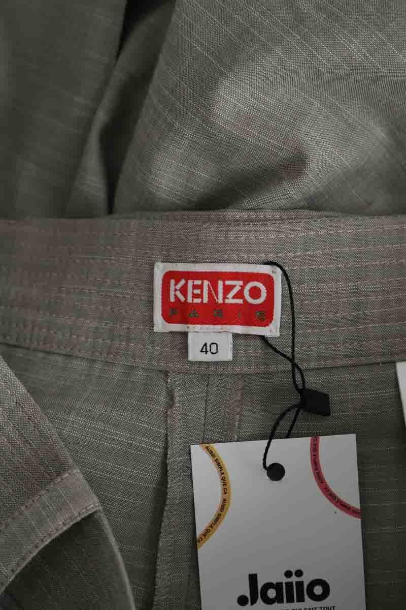 Grey wool Bermuda shorts KENZO - SECONDE MAIN Grey