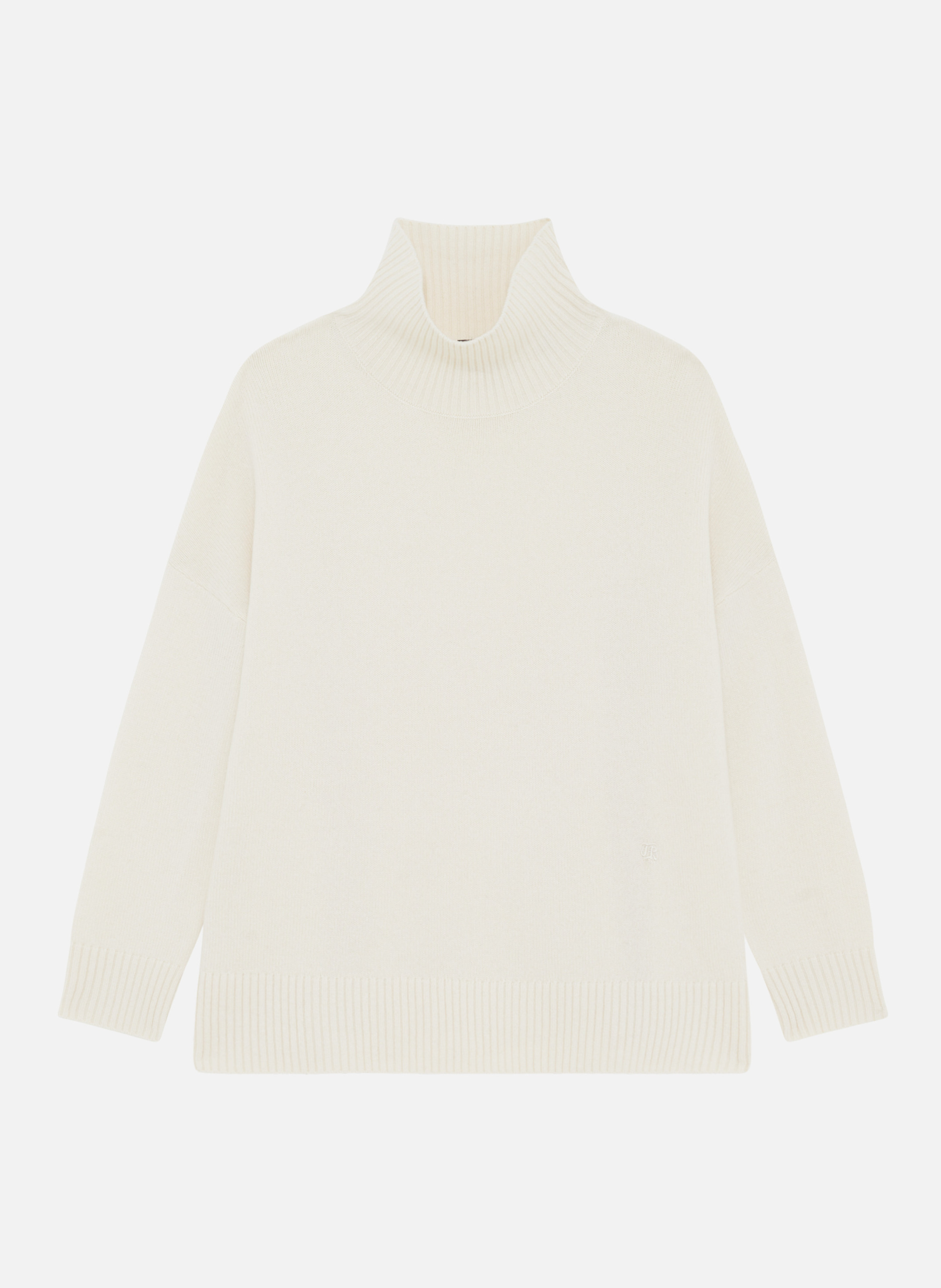 Cashmere turtleneck sweater THE KOOPLES Beige