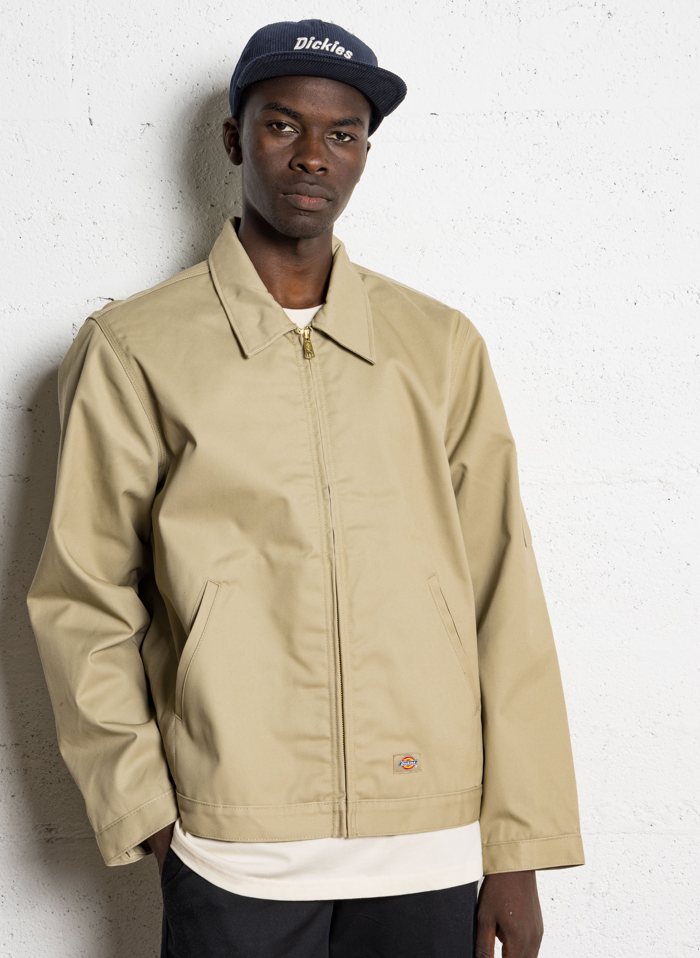 Jack met klassieke kraag DICKIES Beige