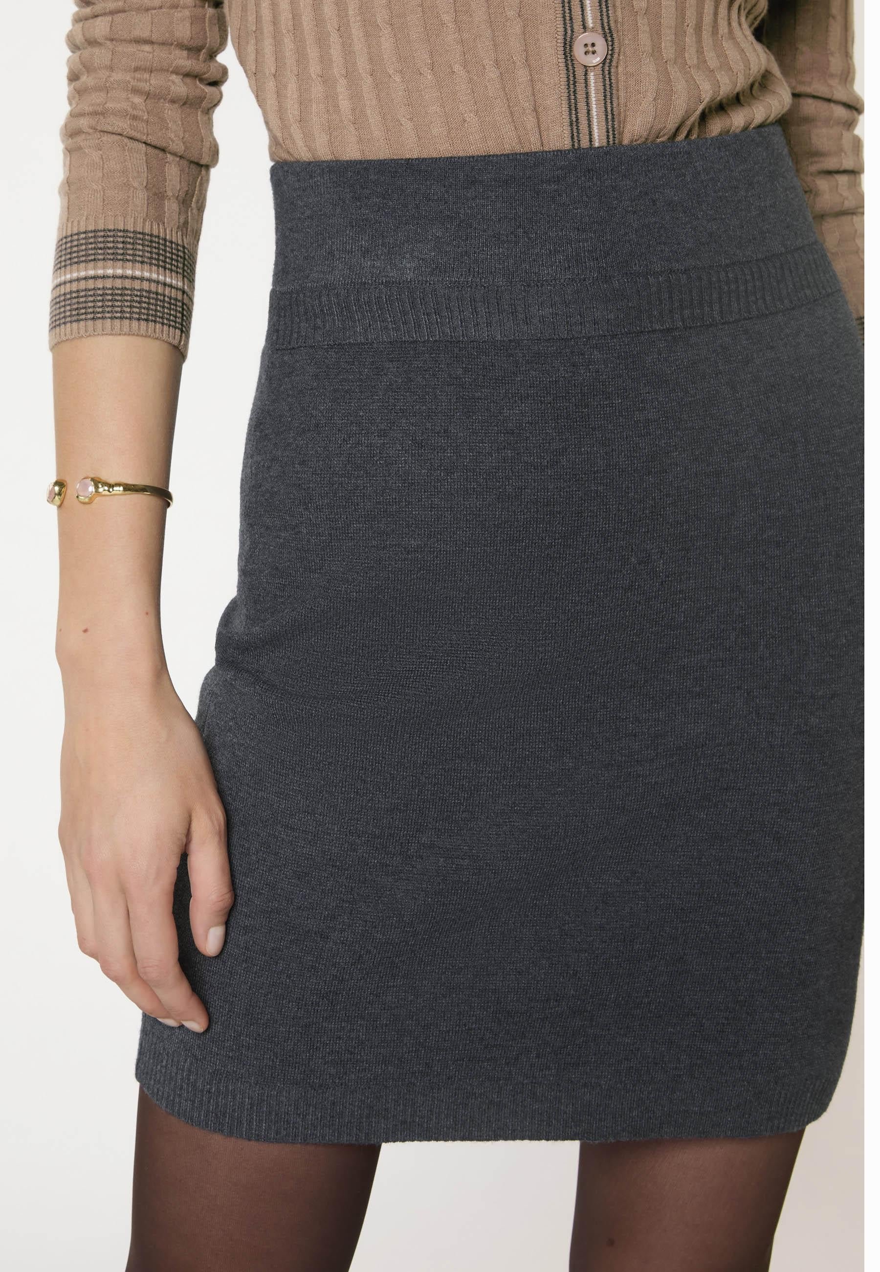 Knit skirt RODIER Grey