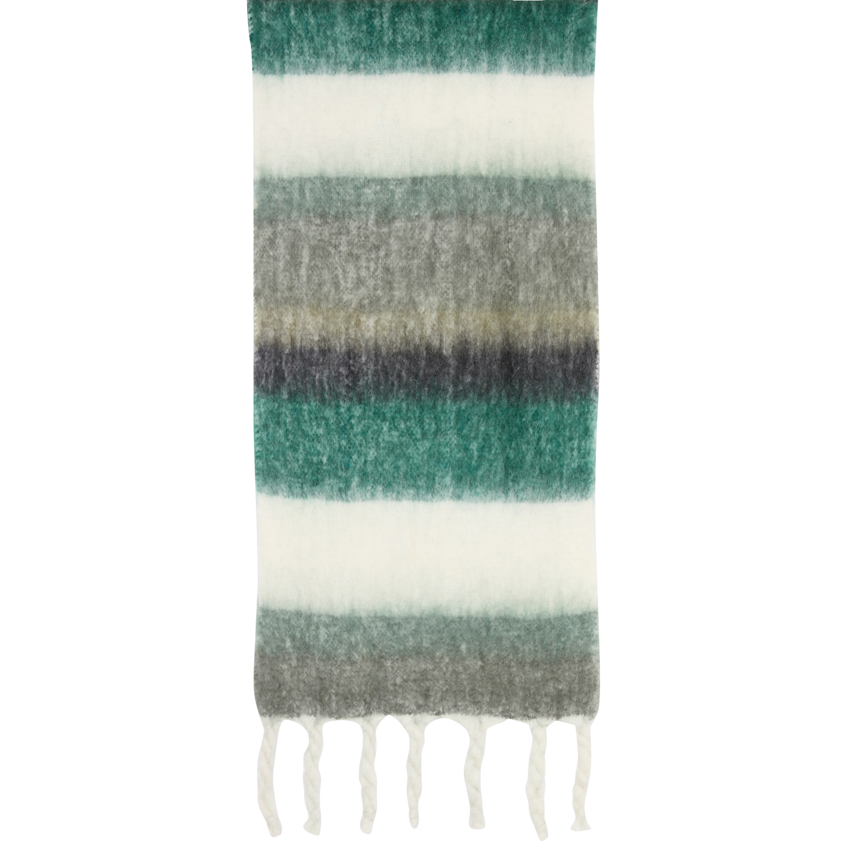 Fransenschal mit Print IKKS Khaki