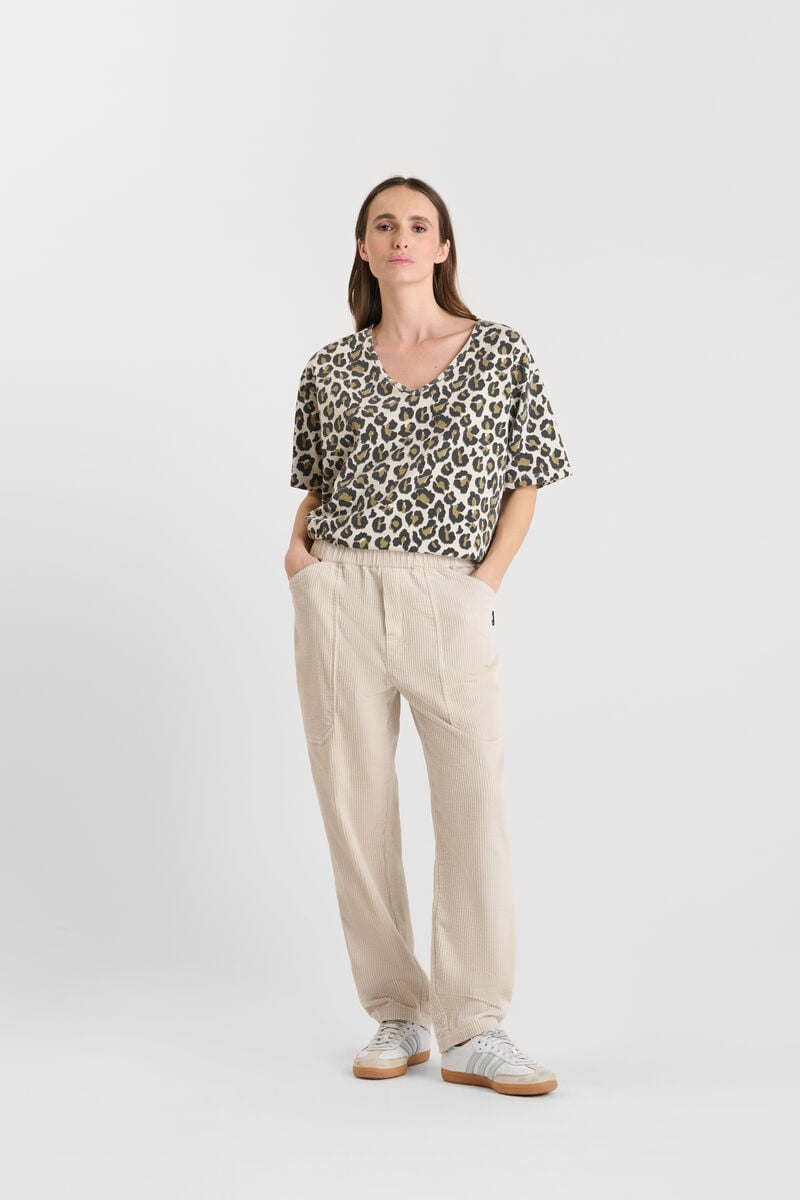 Tommy Badge T-shirt LE TEMPS DES CERISES Brown