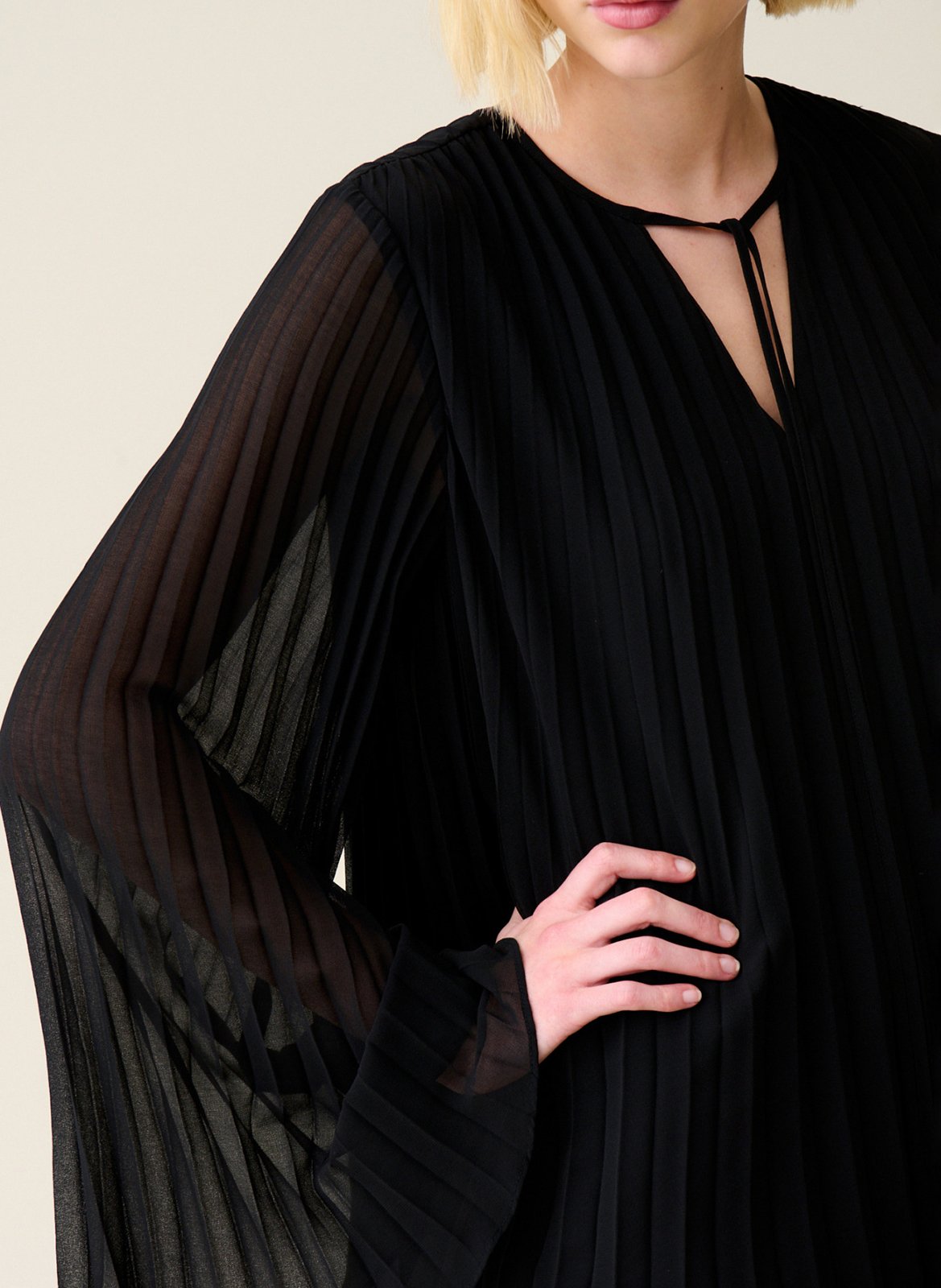 Short flounced dress CLAUDIE PIERLOT Black