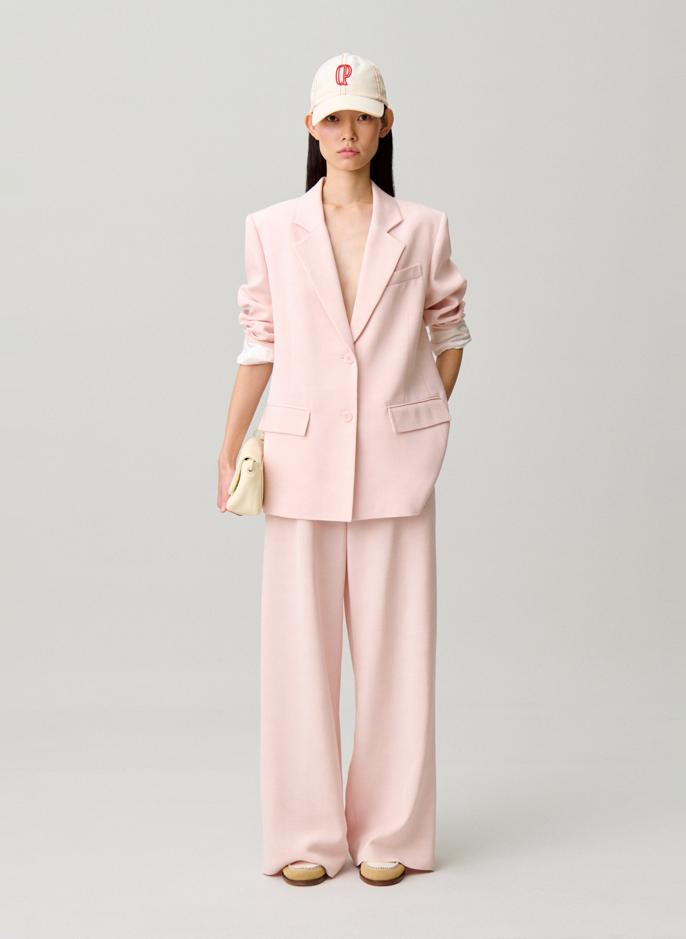 Straight suit jacket CLAUDIE PIERLOT Pink