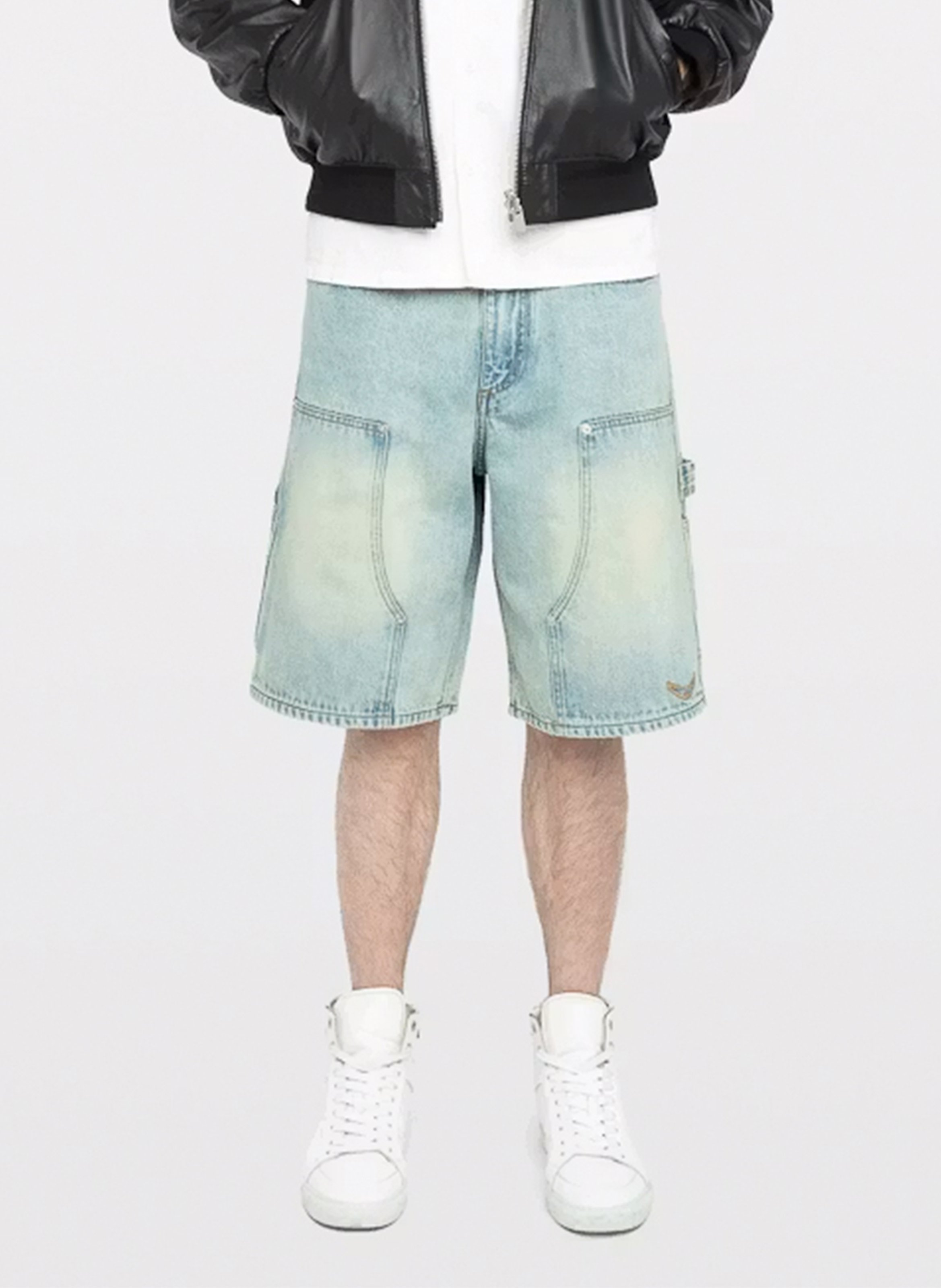 Short droit en coton ZADIG&VOLTAIRE Bleu