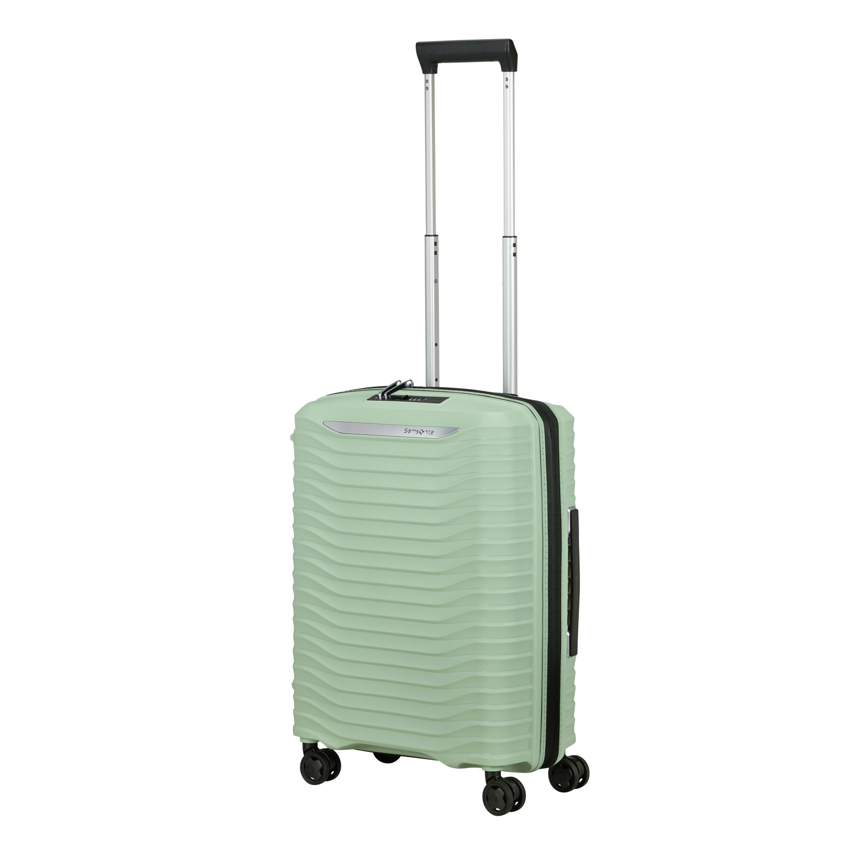 Upscape 4-wheel carry-on suitcase Green