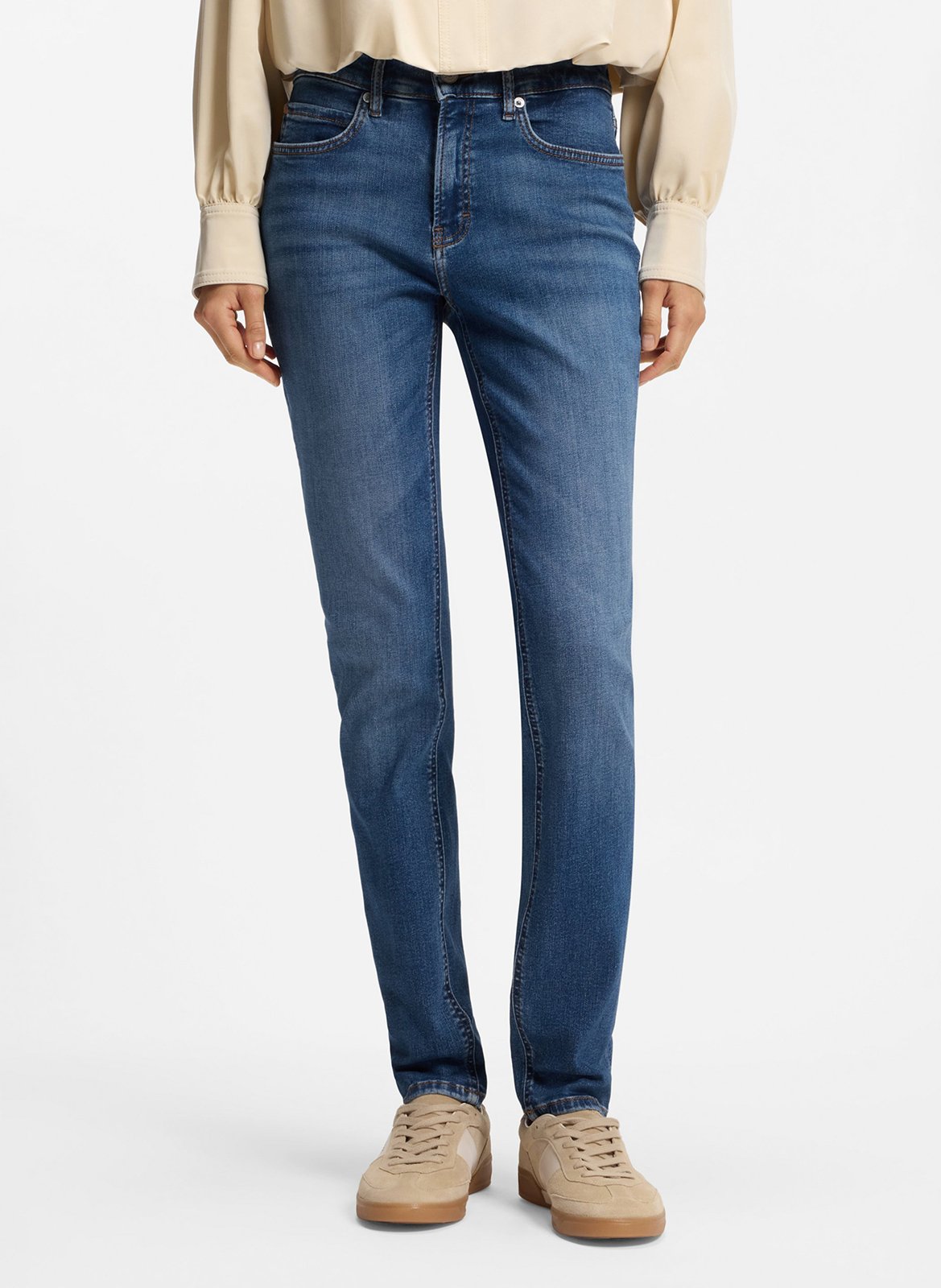 Cotton skinny jeans BOSS Blue