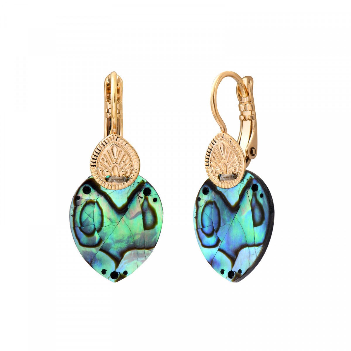 Mini sleeper earrings SATELLITE PARIS Blue