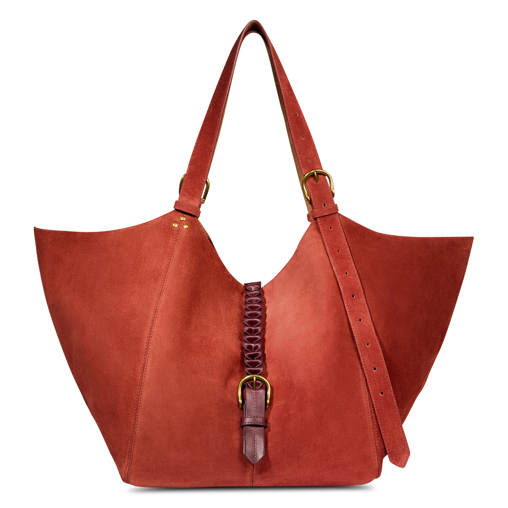 Suede tote bag JEROME DREYFUSS