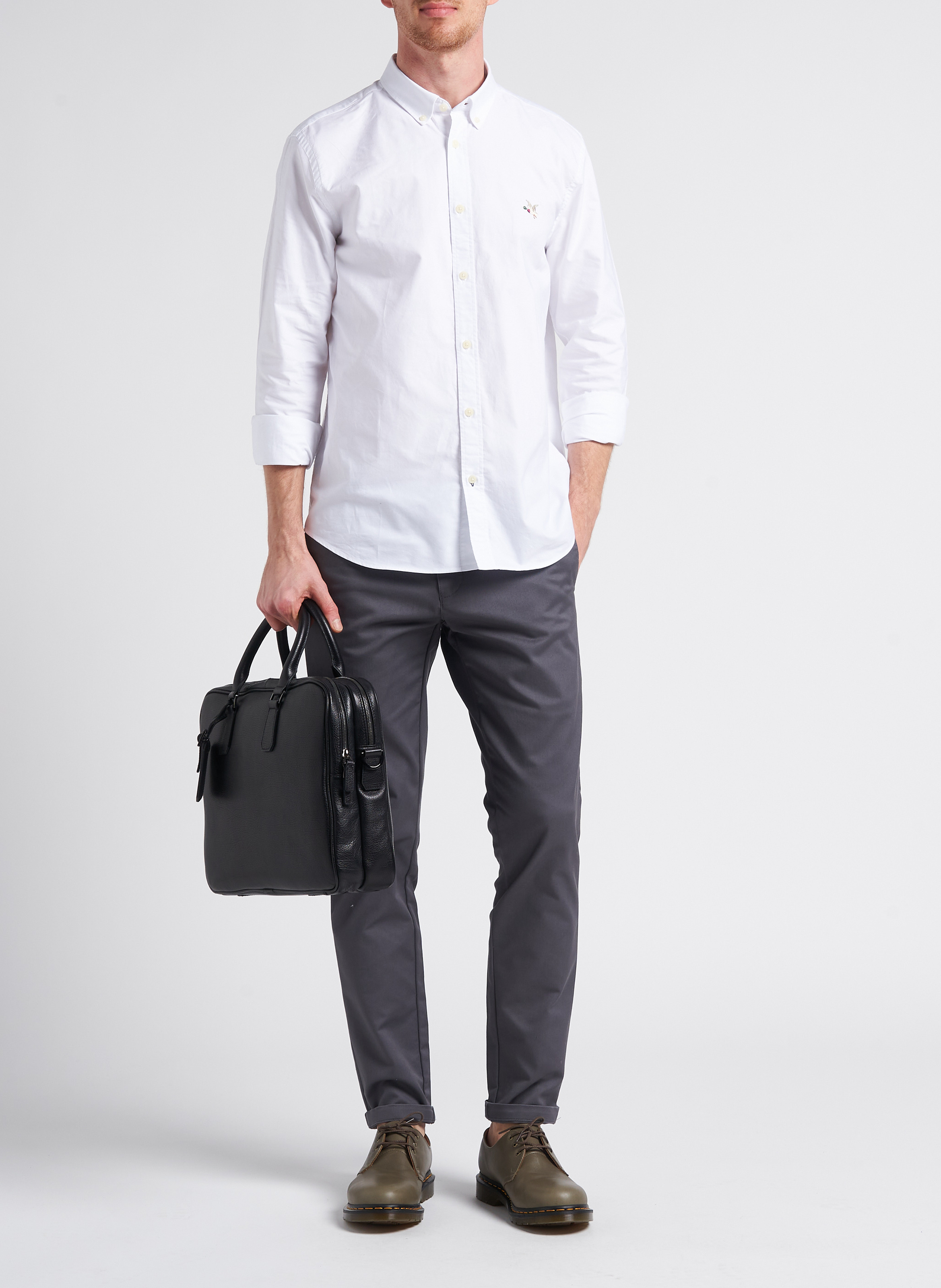 Leather document holder SAISON 1865 Black