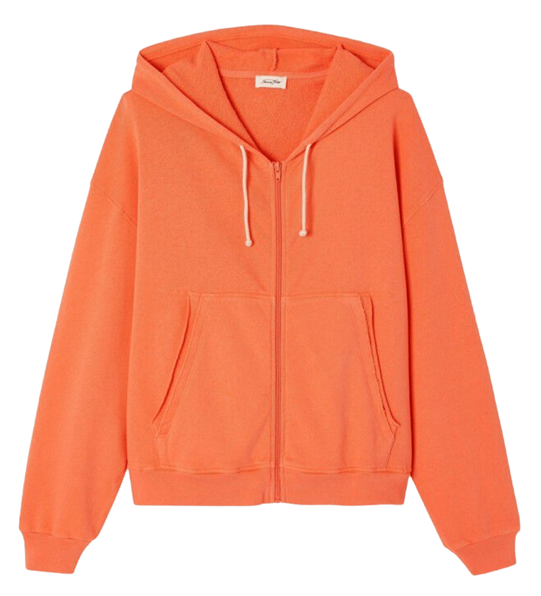 Loose-fit sweatshirt with hood  AMERICAN VINTAGE Orange