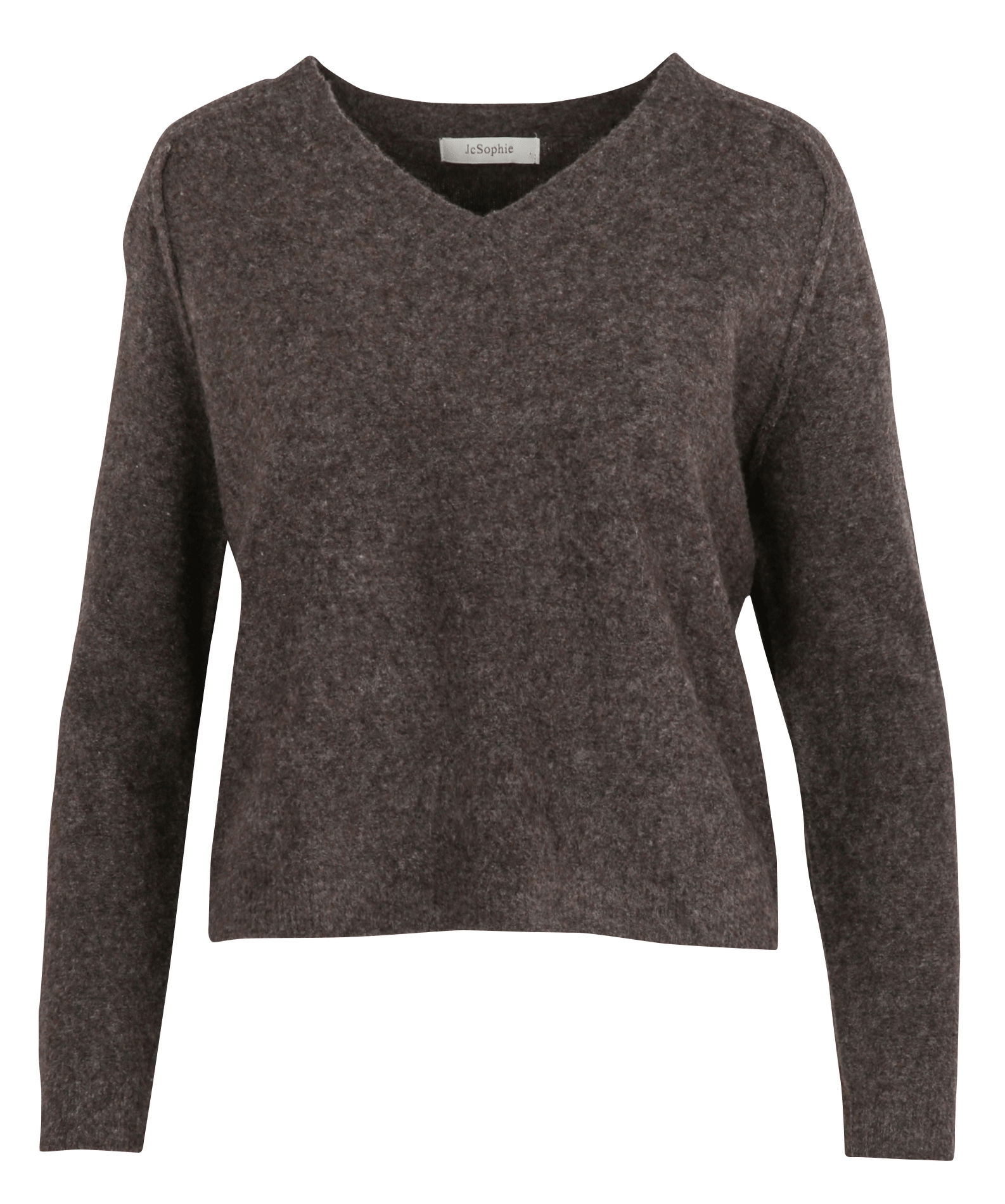 Wool-blend V-neck sweater JC SOPHIE Brown