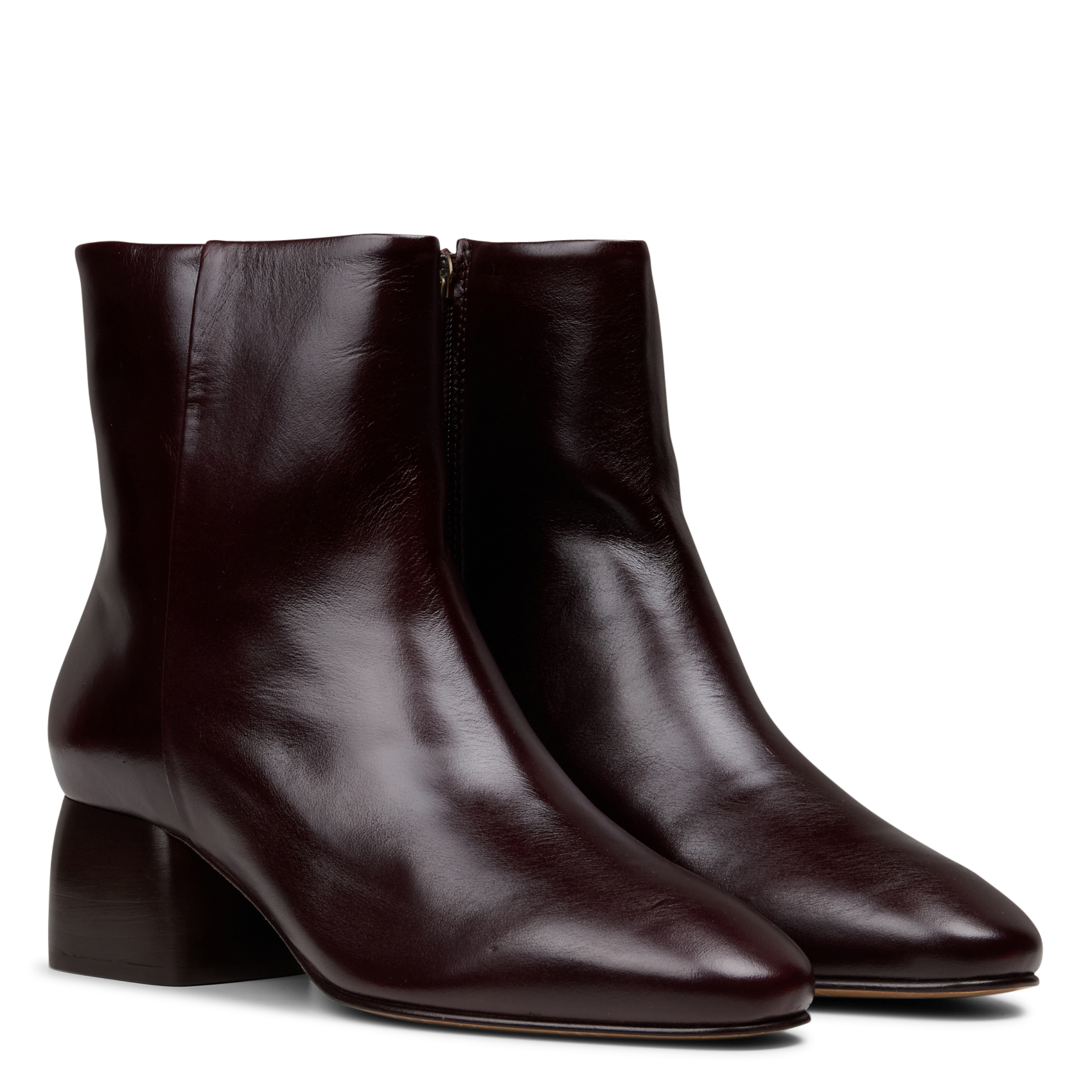 Bottines en cuir  BOBBIES Prune