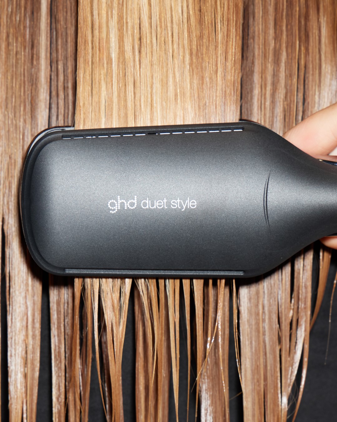 Duet Style 2-in-1 Flat Iron Hair Straightener/Hair Dryer - black GHD Noir