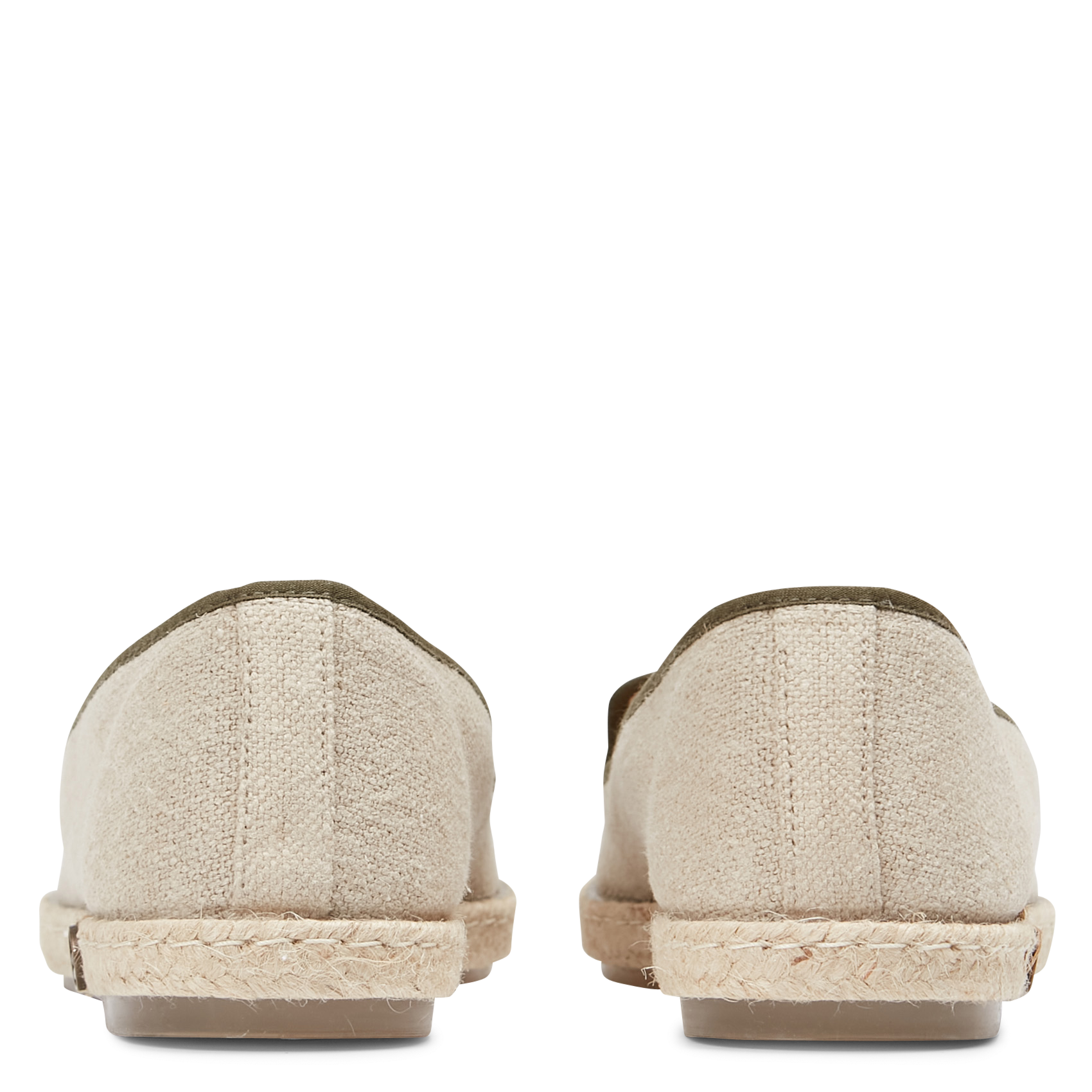 Linen espadrilles with round toes ANGARDE Beige