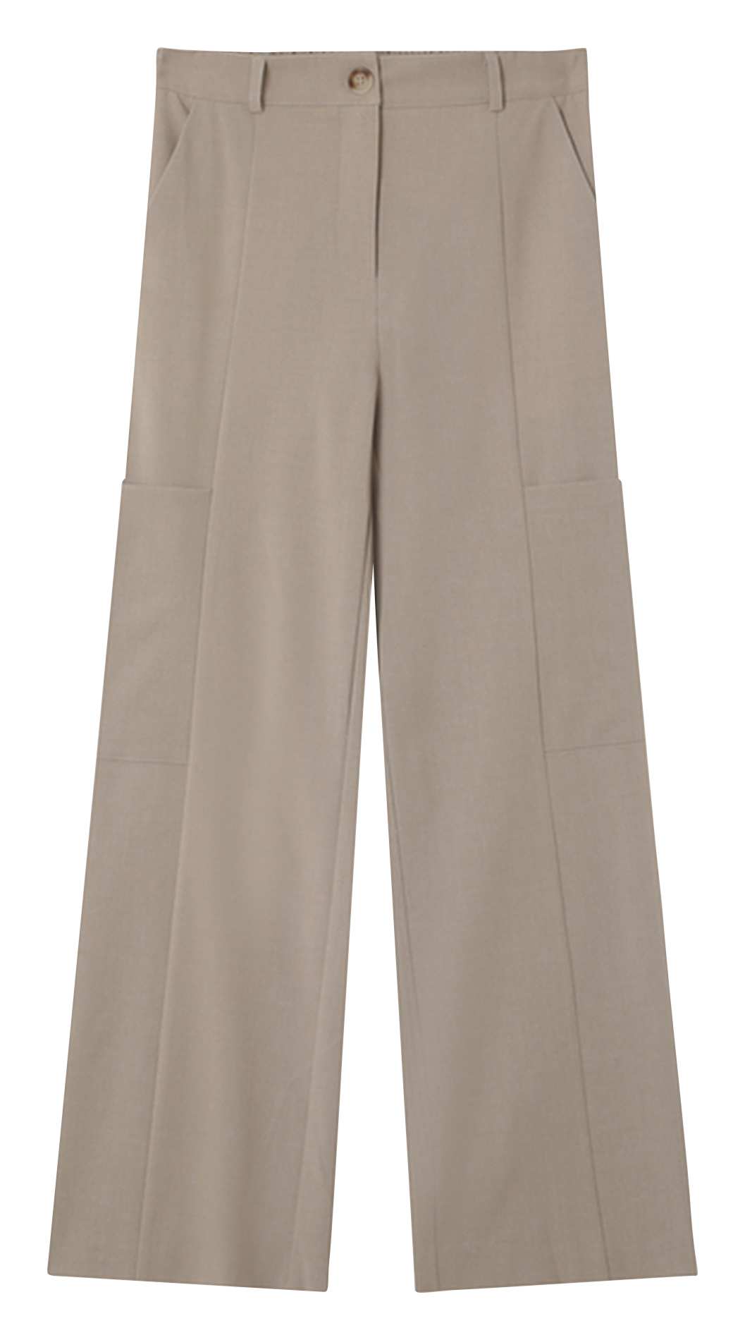 Wijde broek GRACE ET MILA Beige