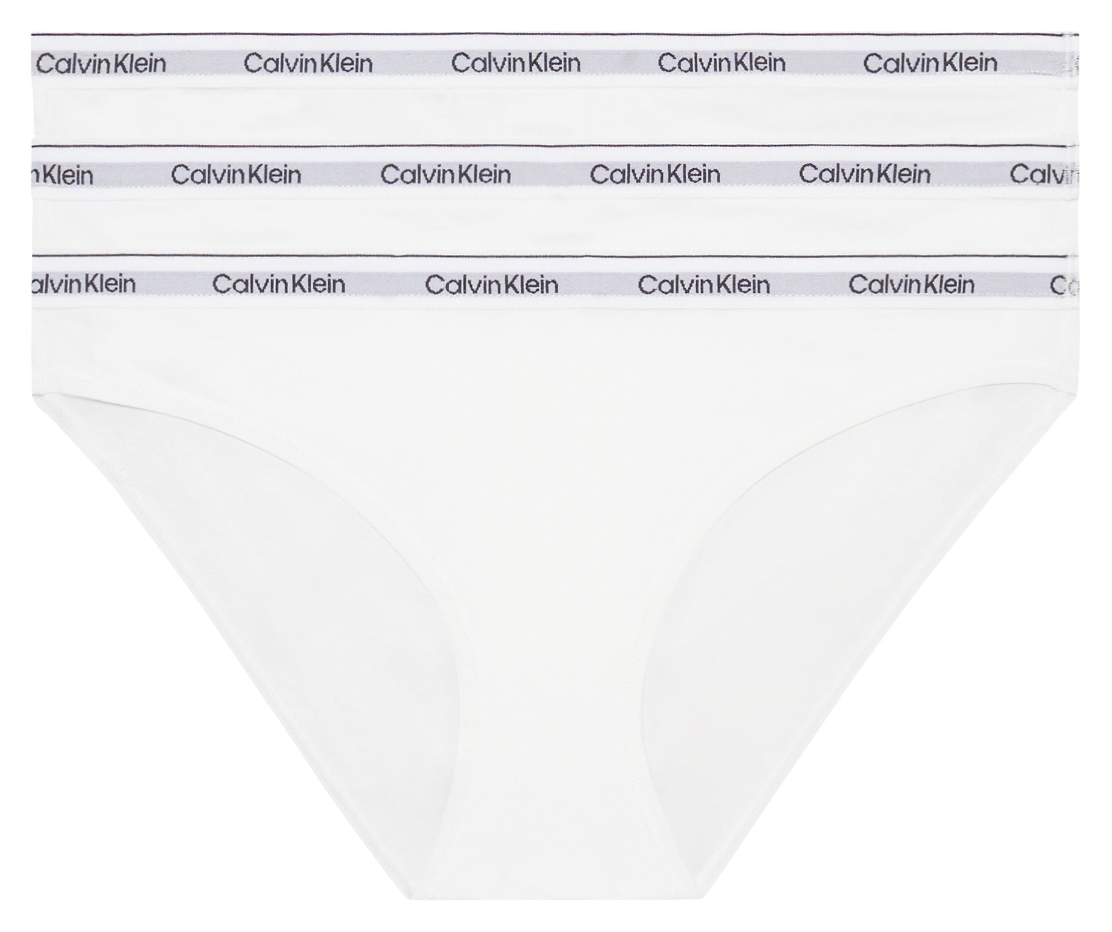 Lot de 3 culottes en coton mélangé CALVIN KLEIN UNDERWEAR Blanc