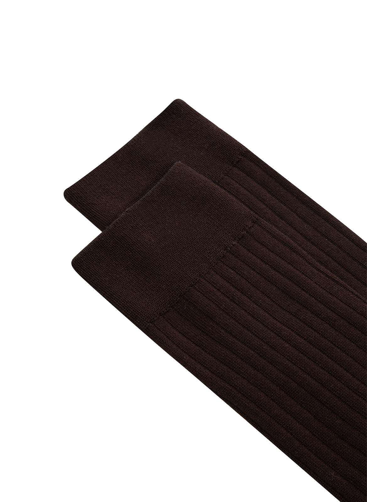 Chaussettes hautes unies ANT45 Marron