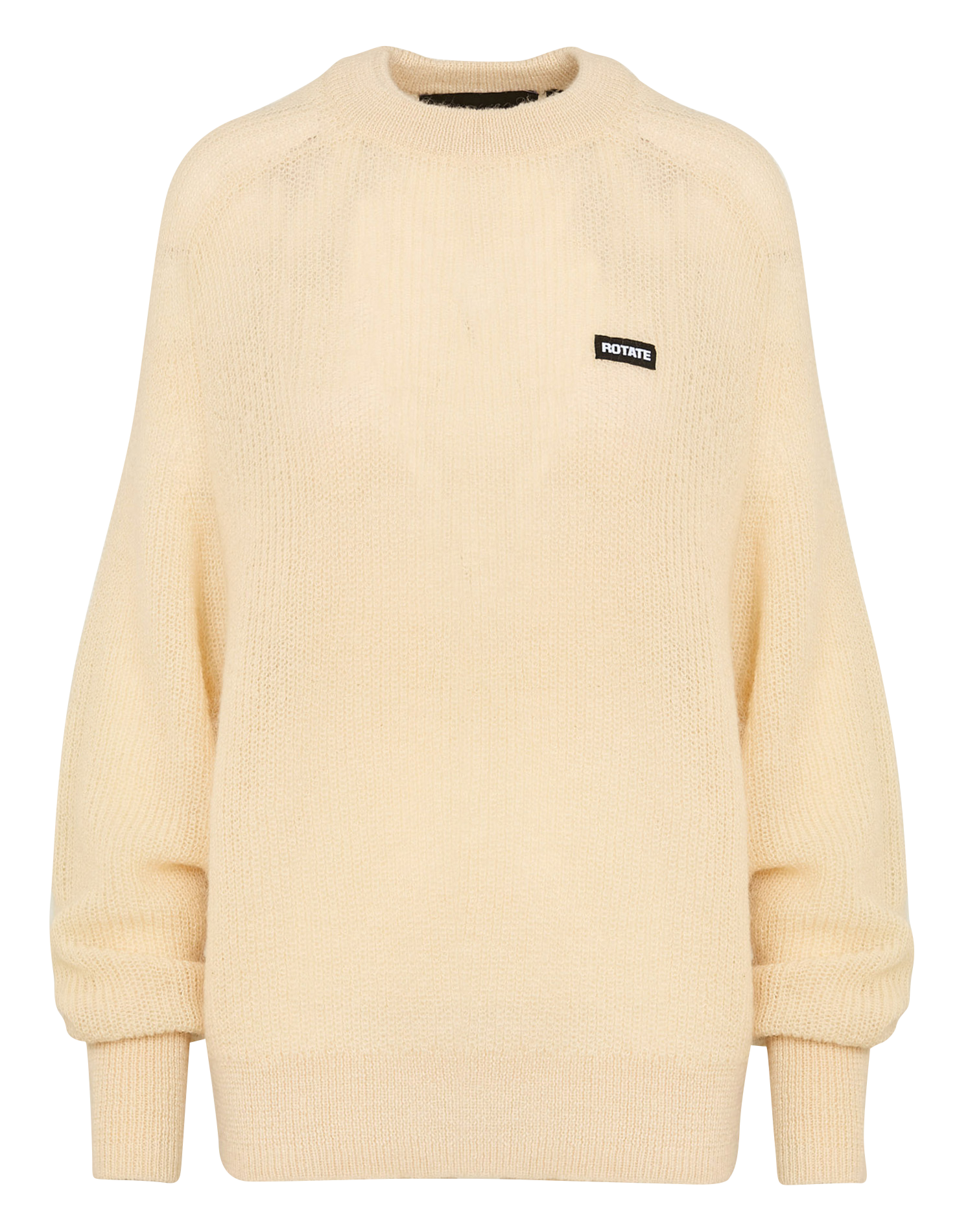 Oversized sweater in mixed recycled fibers ROTATE Beige