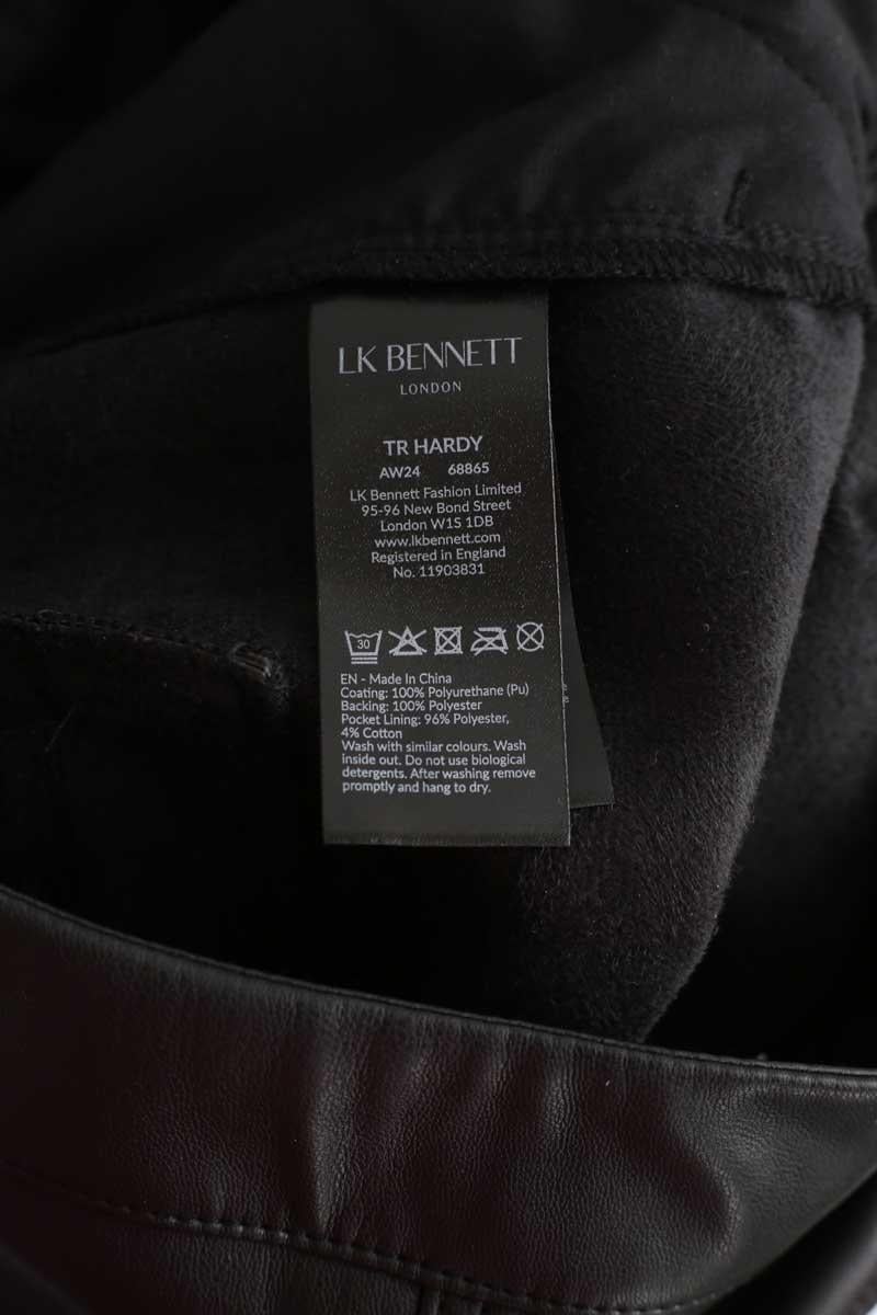 Black slim-fit pants LK BENNETT - Seconde Main Black