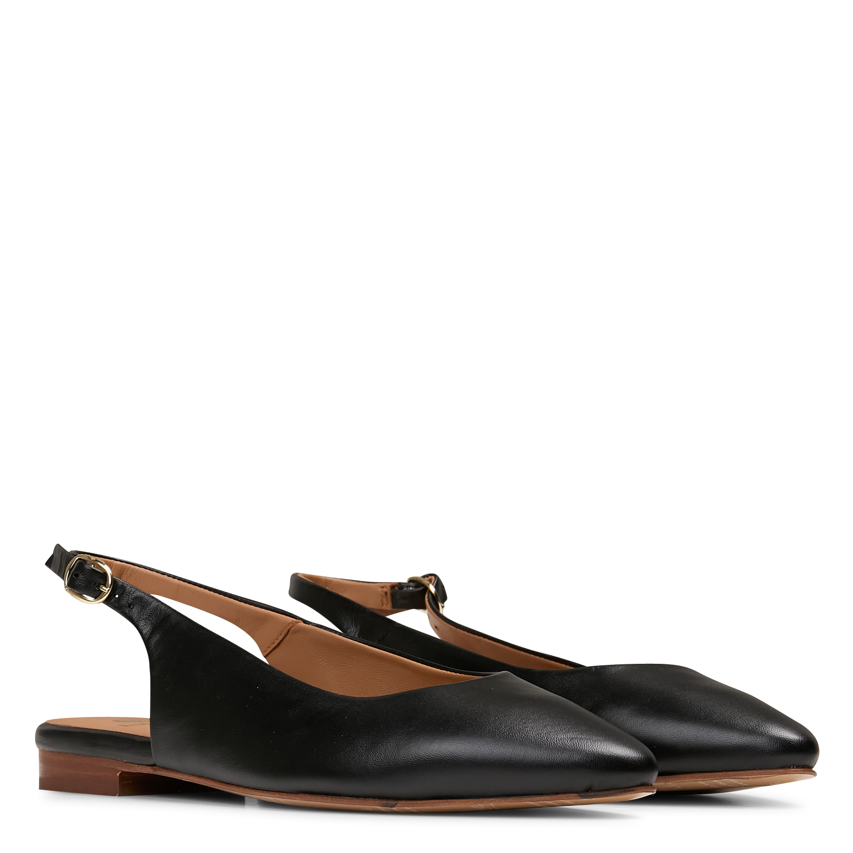 Ballerines en cuir BOBBIES Noir