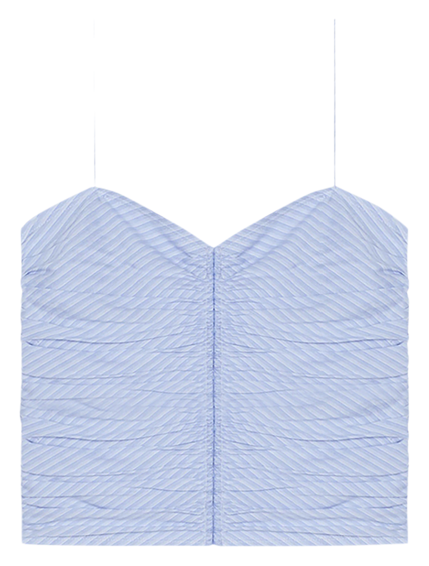 Ruched strappy top MASSCOB Blue