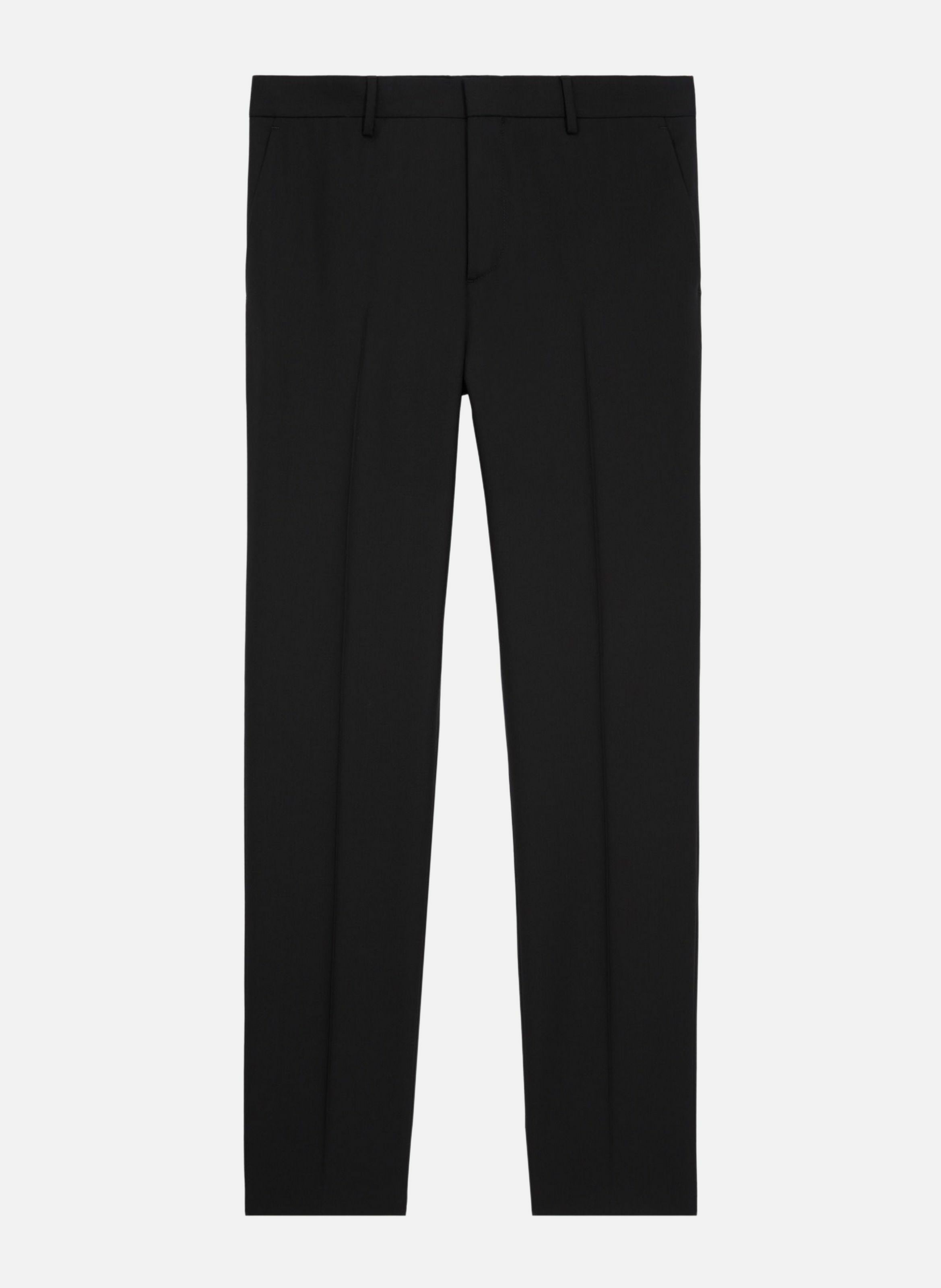 Tailored wool suit trousers THE KOOPLES Black