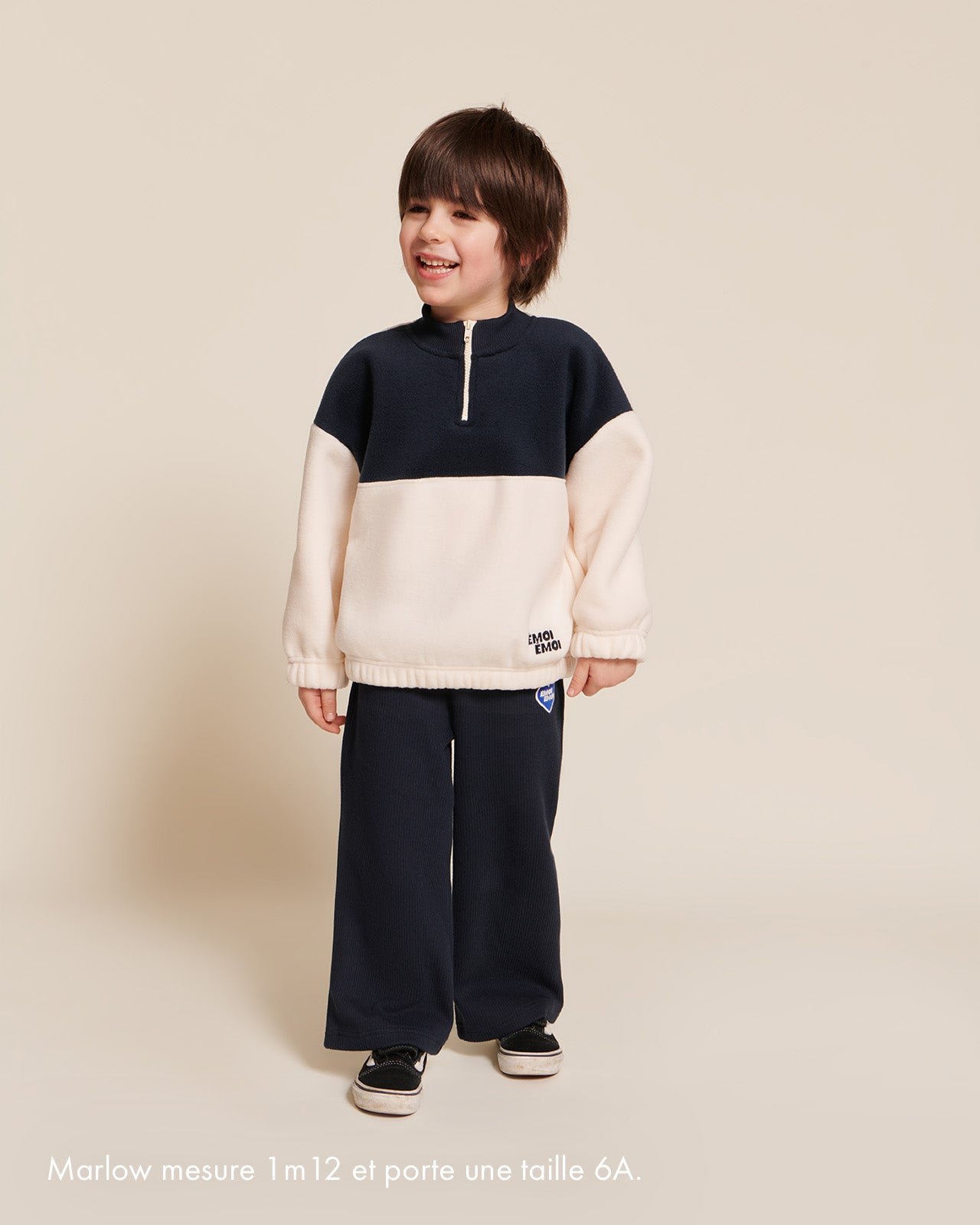 The Palou ribbed organic cotton pants EMOI EMOI Blue