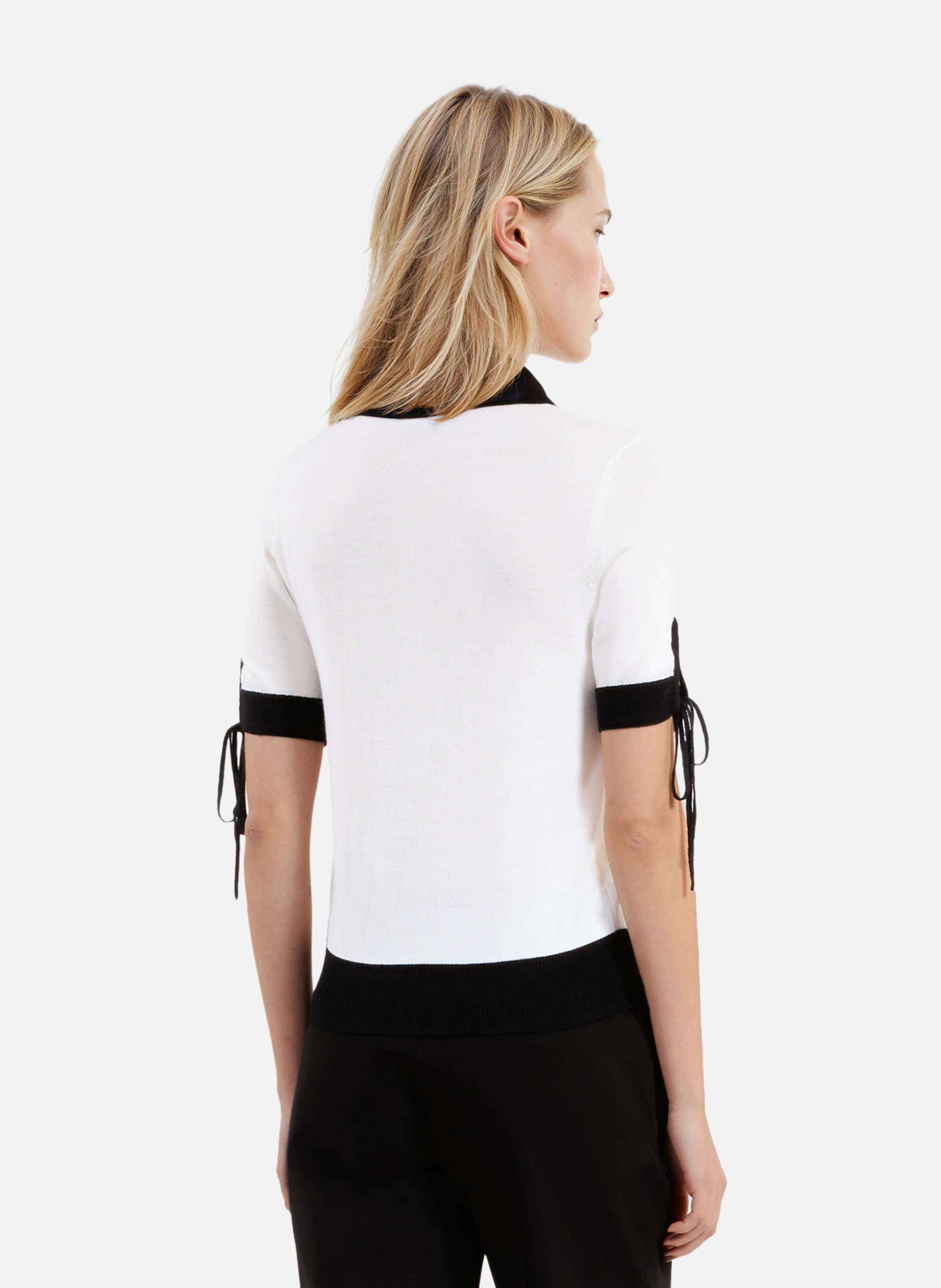 Short-sleeved sweater THE KOOPLES Black