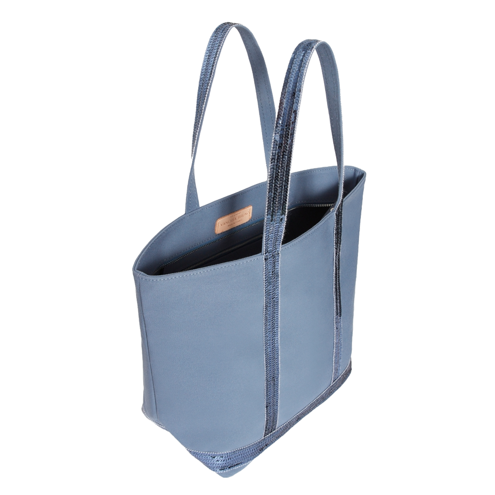 Cotton tote bag VANESSA BRUNO Blue