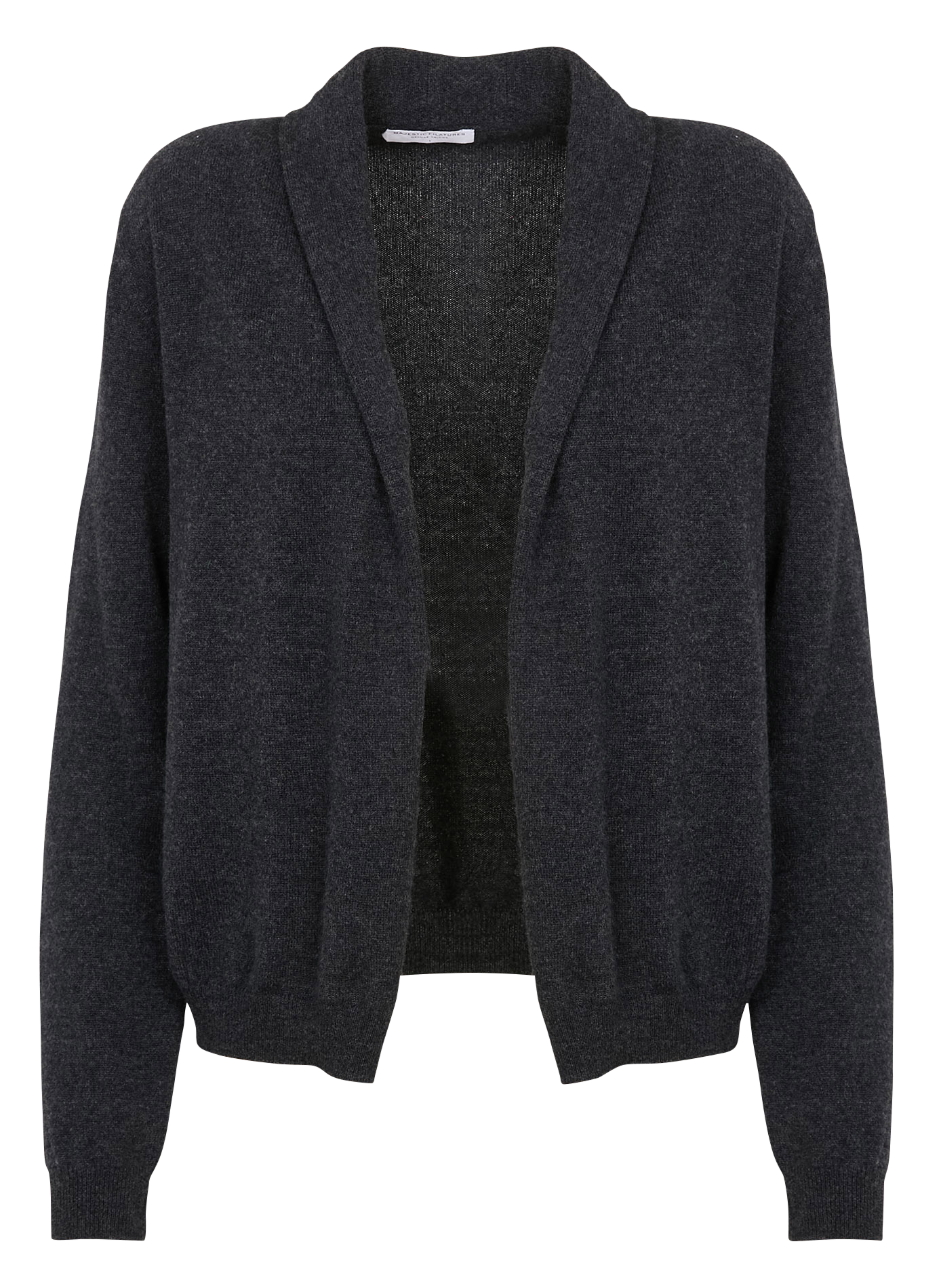 Kasjmier vest MAJESTIC FILATURES Grijs