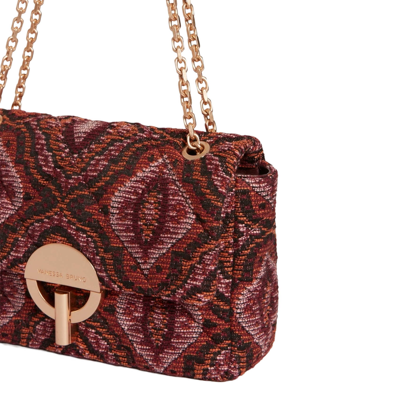 Sac bandoulière imprimée VANESSA BRUNO Multicolore