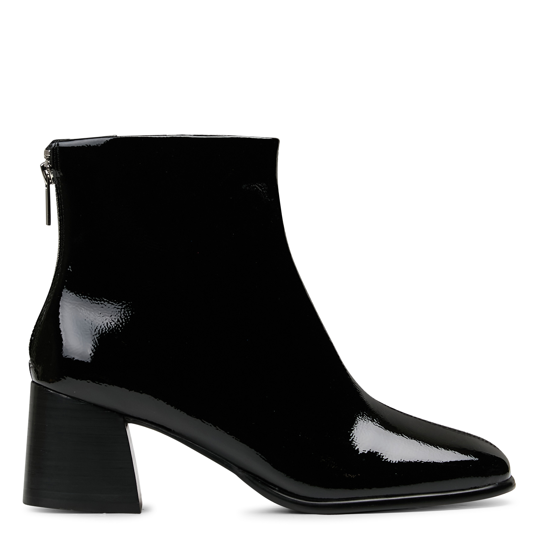 Patent leather heeled ankle boots SCHMOOVE Black