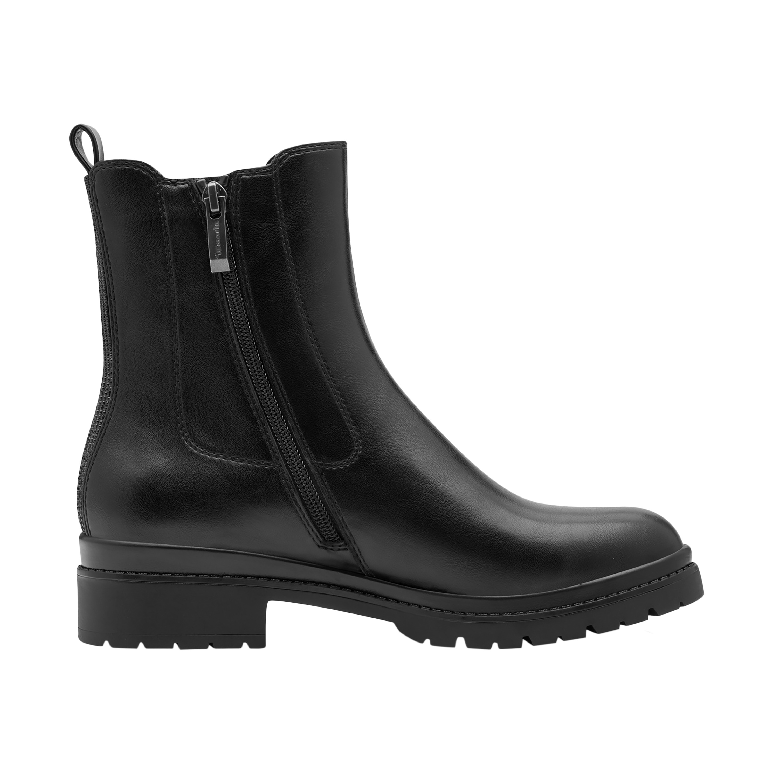 Zip-up ankle boots TAMARIS Black
