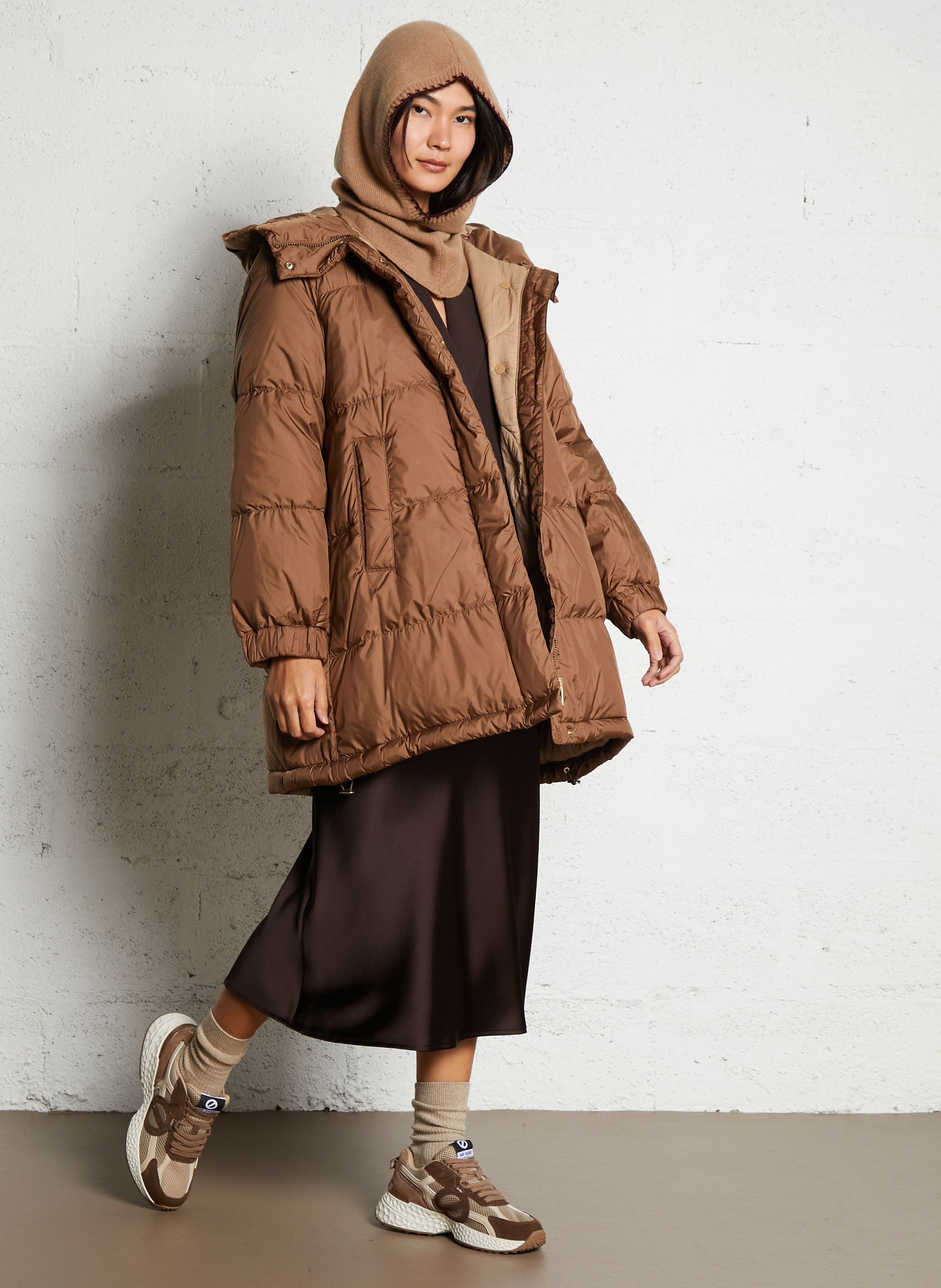 Daunenjacke mit Stehkragen MAX MARA WEEK END Braun