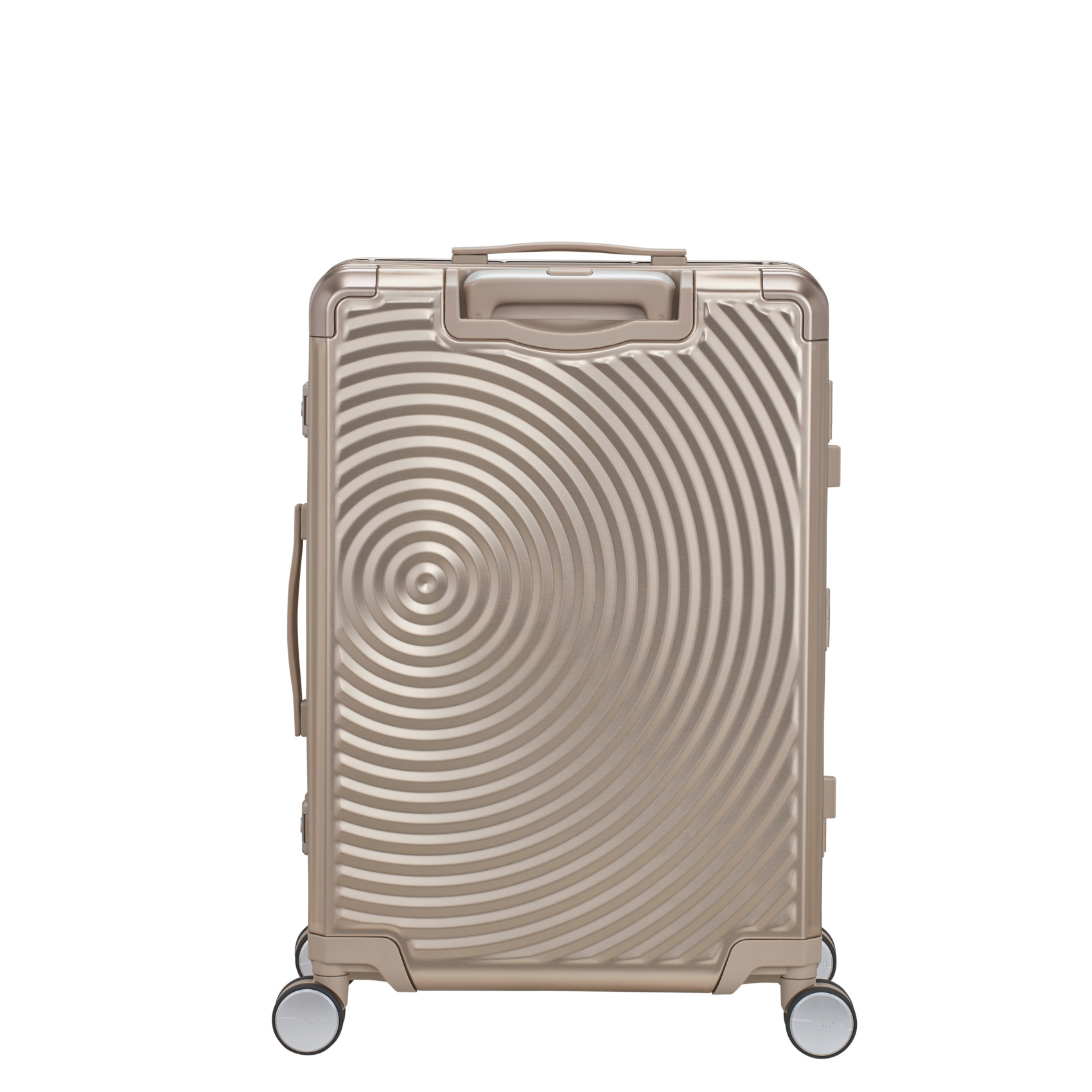 Aluminum suitcase with 4 wheels size M AMERICAN TOURISTER Golden