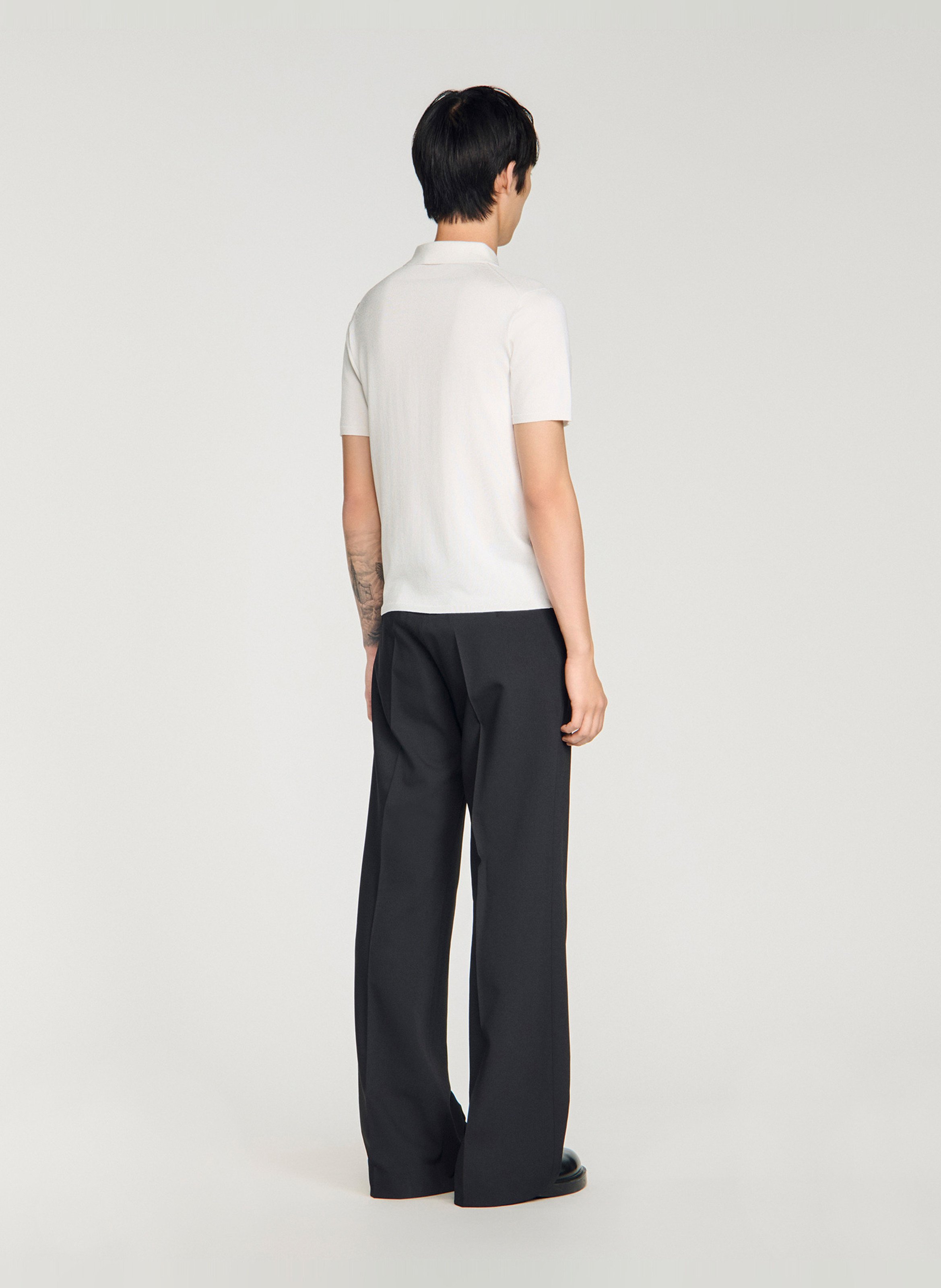 Polo regular fit  SANDRO Blanc