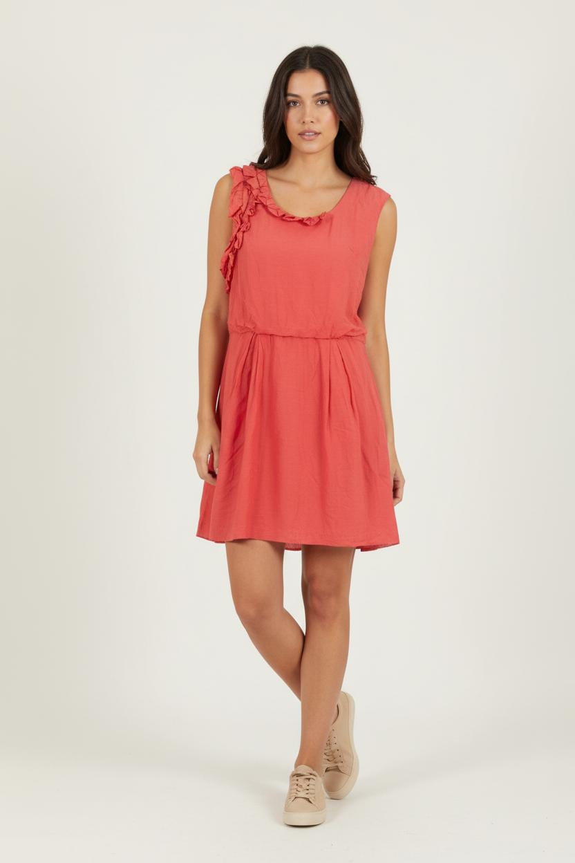 Robe courte & midi COMPTOIR DES COTONNIERS - Seconde main Rose