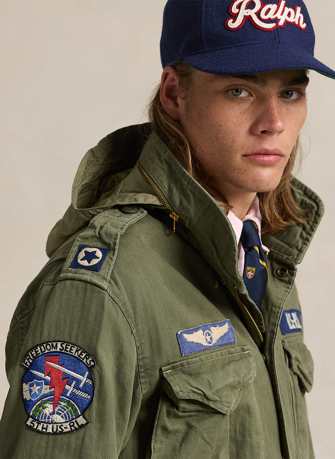 Cotton utility jacket POLO RALPH LAUREN Green