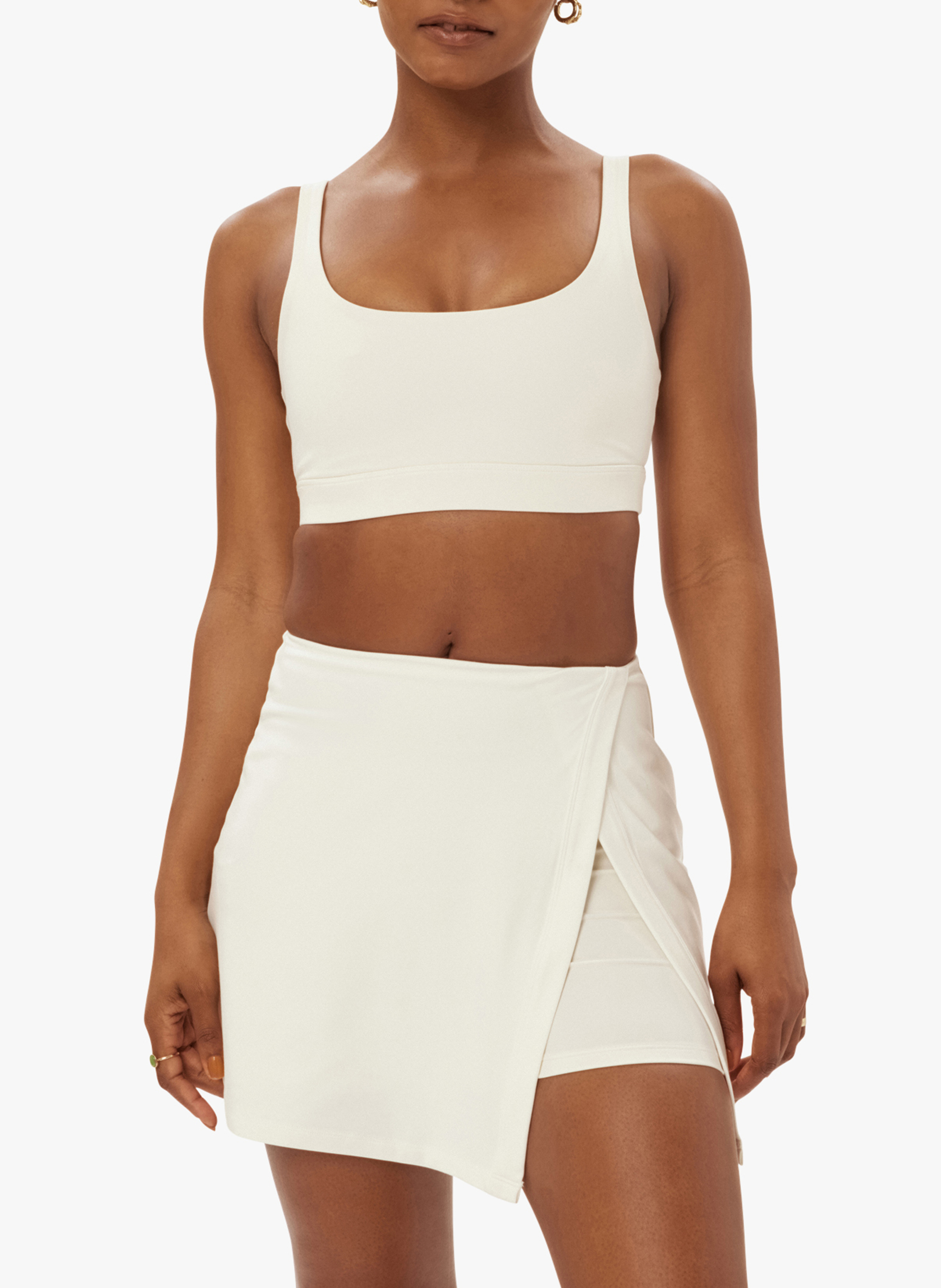 Brassière à dos nageur GIRLFRIEND COLLECTIVE Blanc