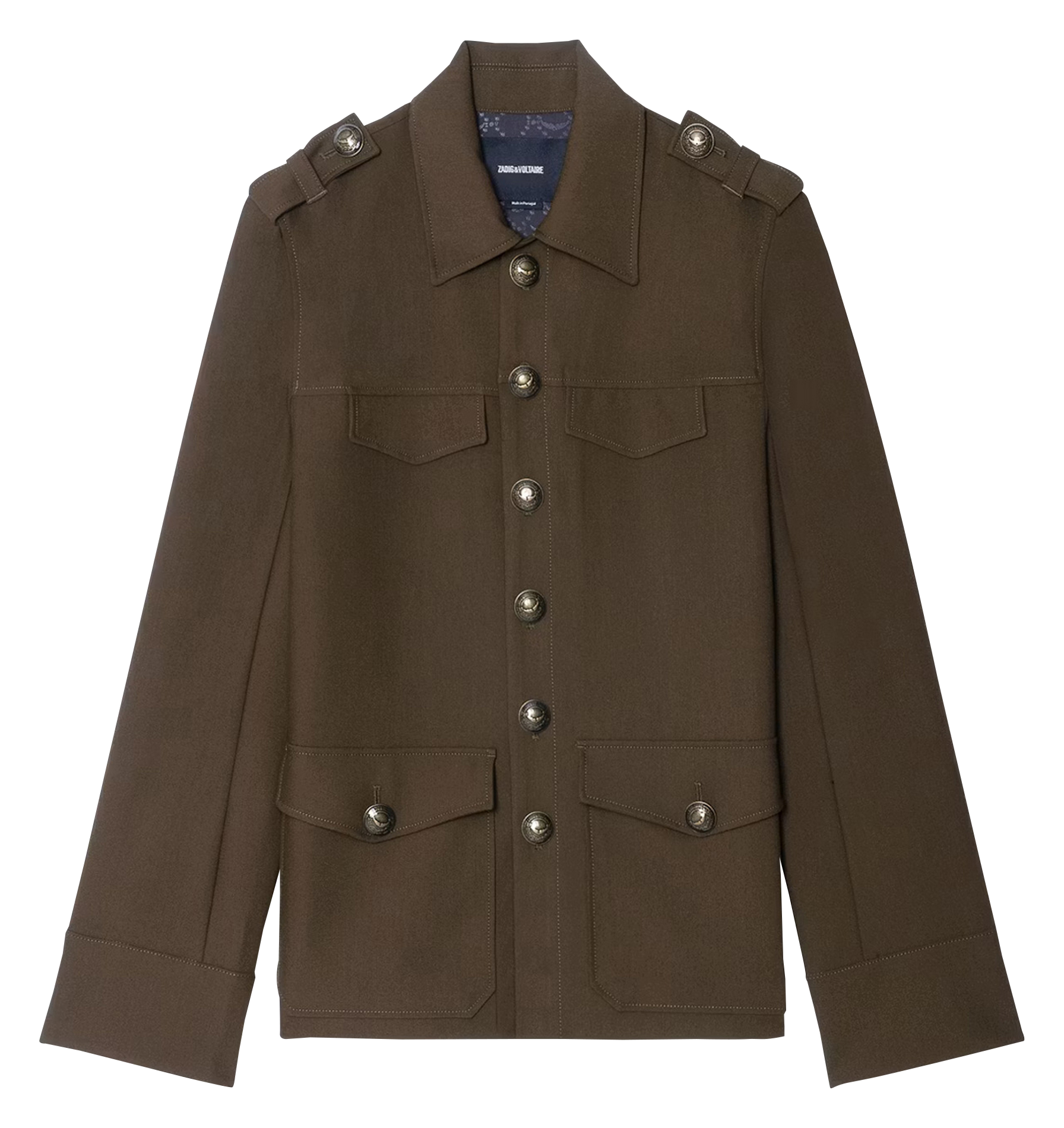Veste tailleur col classique ZADIG&VOLTAIRE Vert