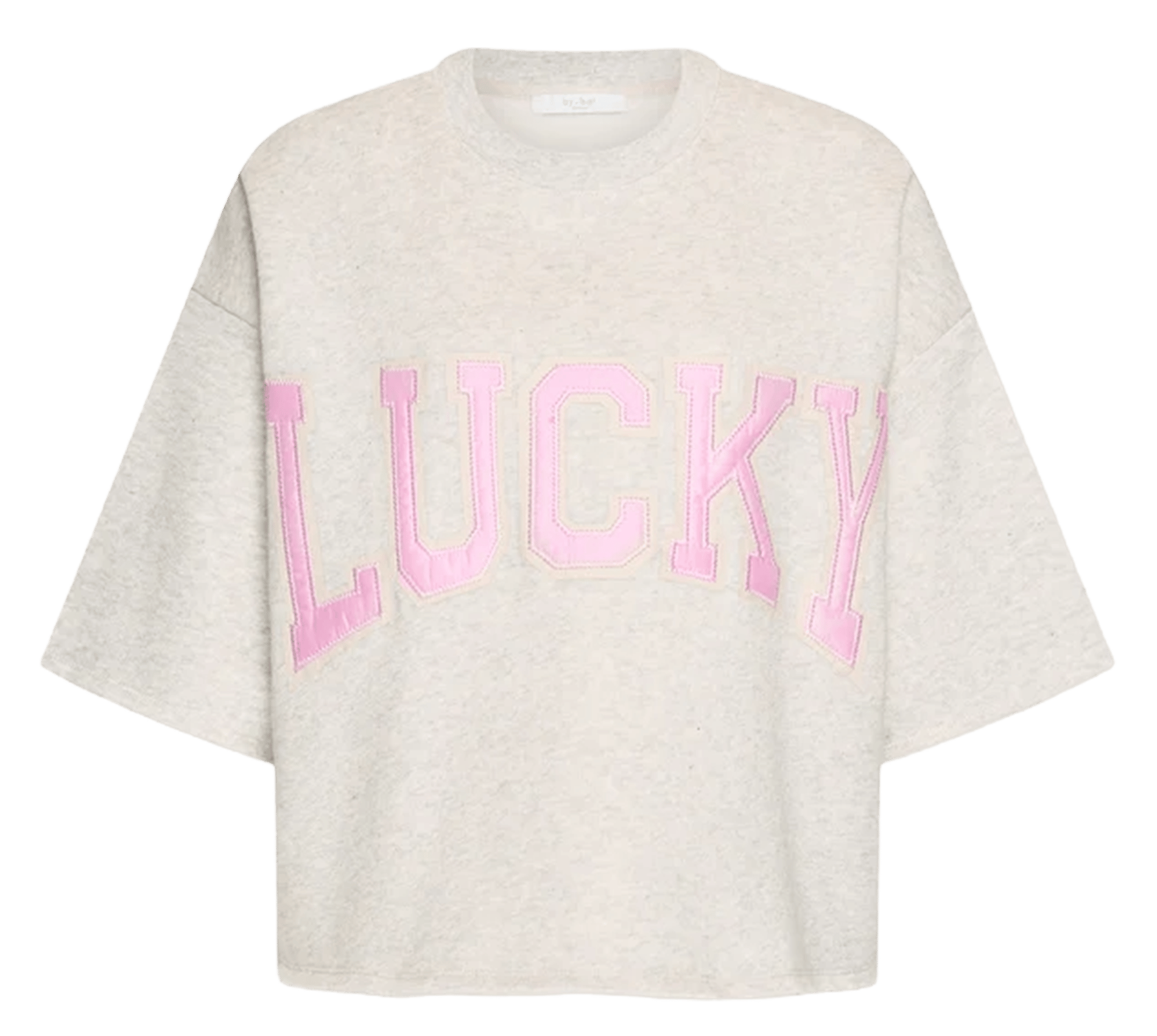 Top met ronde hals - katoenblend BY BAR Grijs