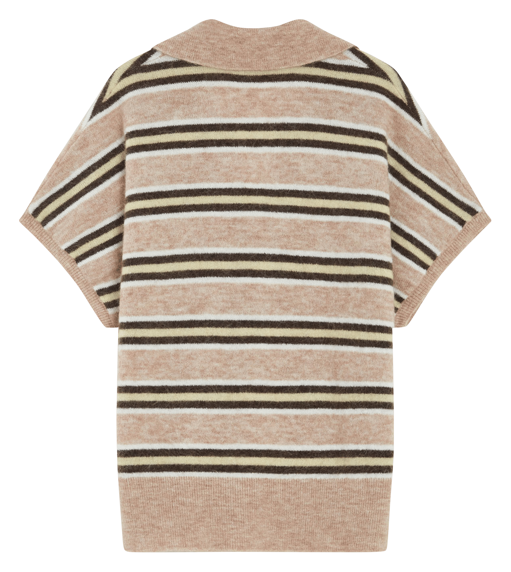 Pull col polo GRACE ET MILA Beige