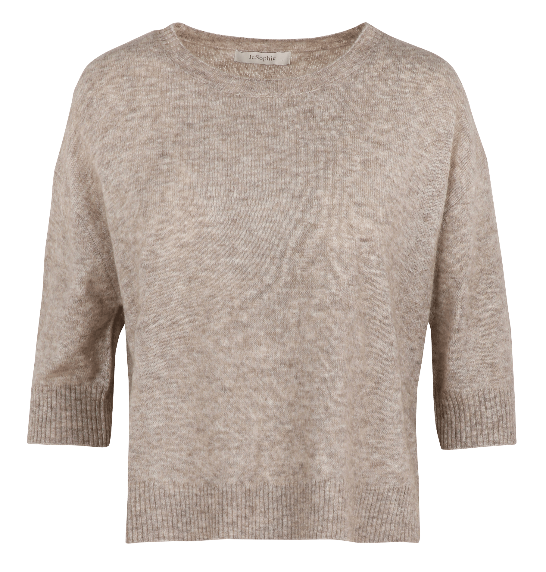 Rundhalspullover aus Wollmix JC SOPHIE Beige